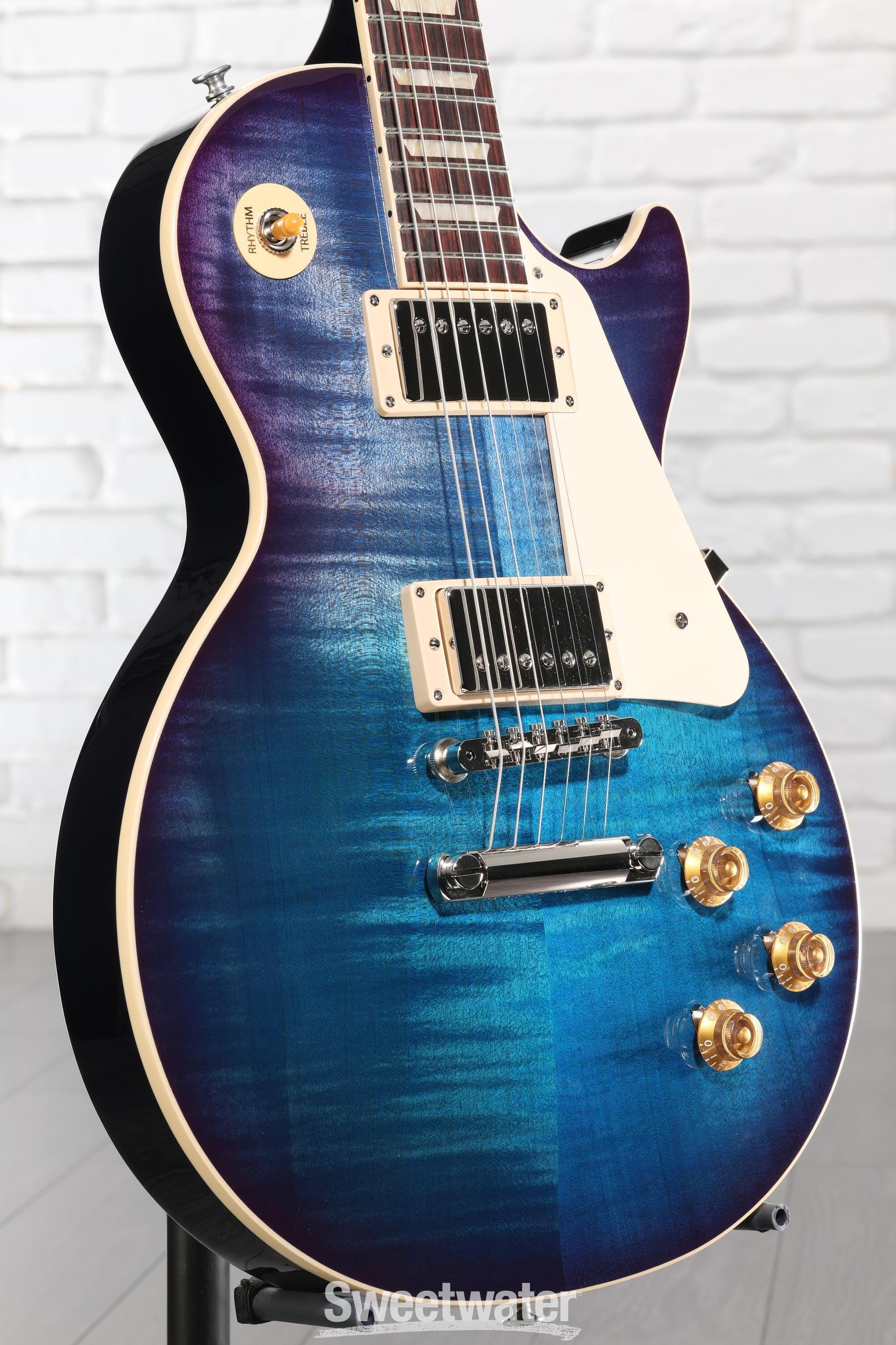 Photo of Gibson Les Paul Standard '50s Figured Top Electric Guitar - Blueberry