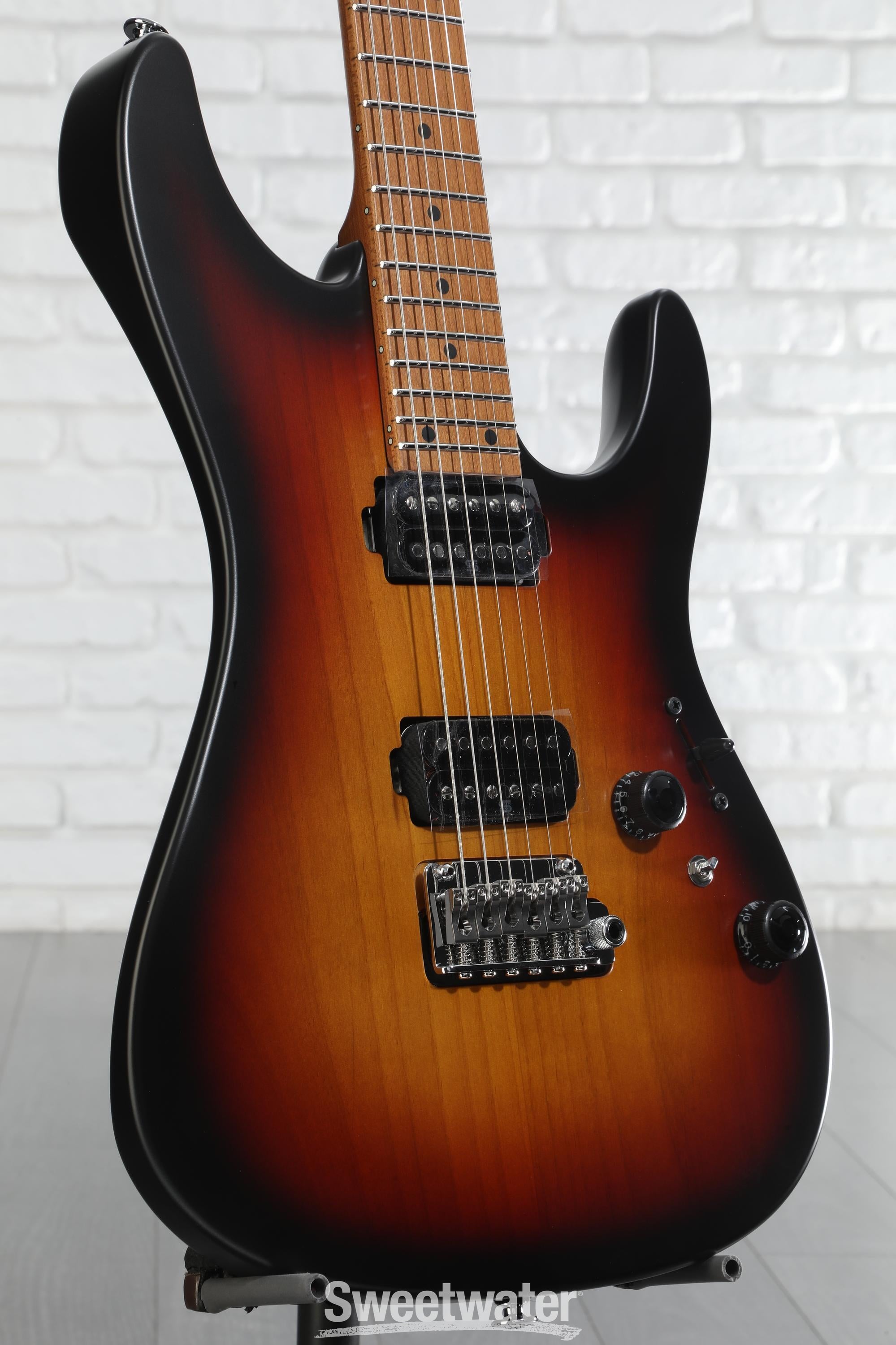 Ibanez Prestige AZ2402 Electric Guitar - Tri Burst Fade Flat