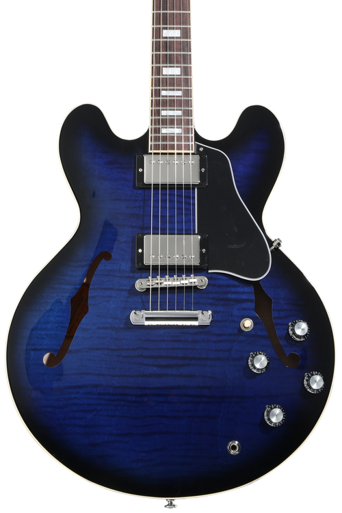 Gibson ES-335 Figured Semi-hollowbody Electric Guitar - Deep Ocean Burst