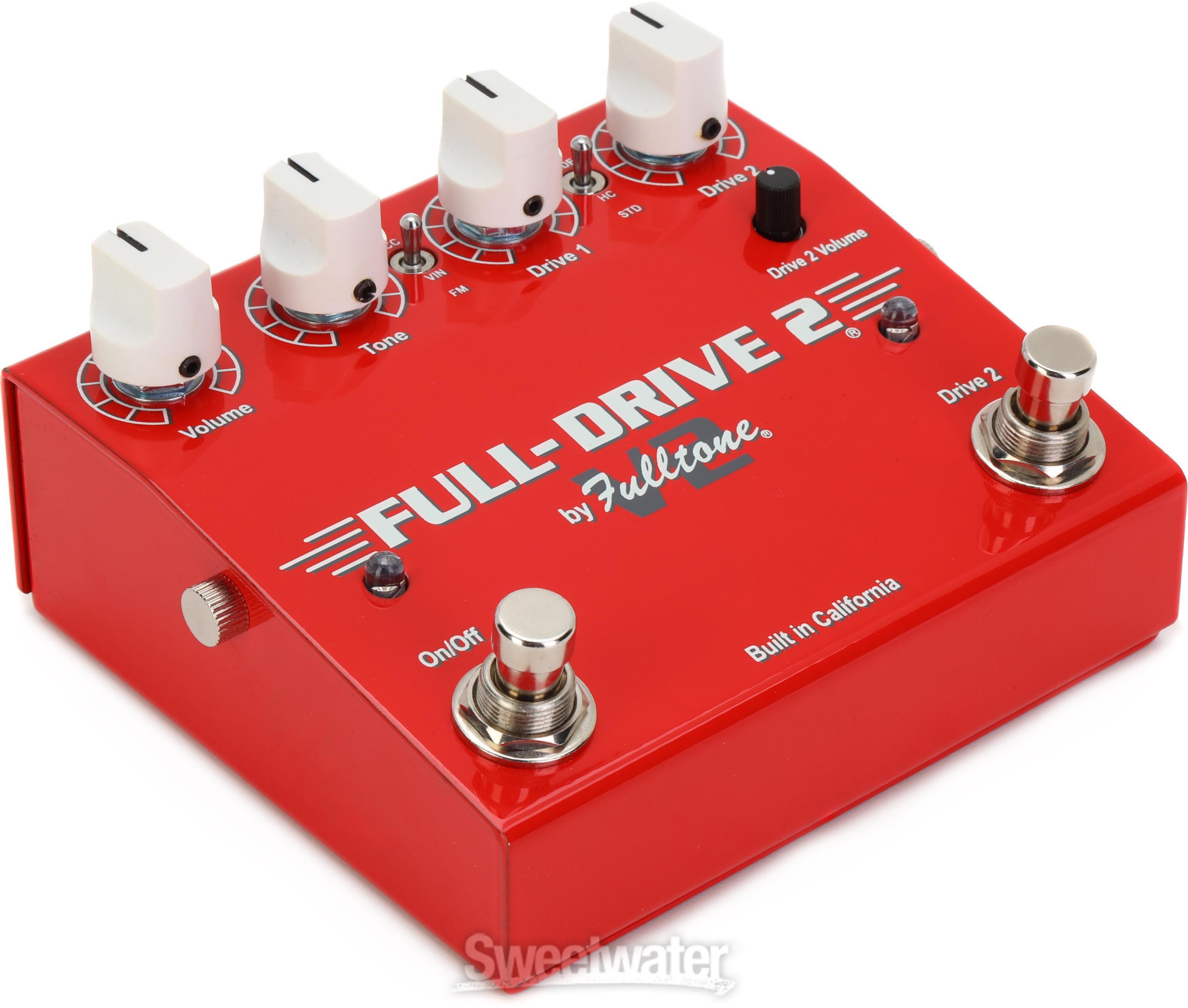 Fulltone Full-Drive 2 V2 Overdrive Pedal with Boost