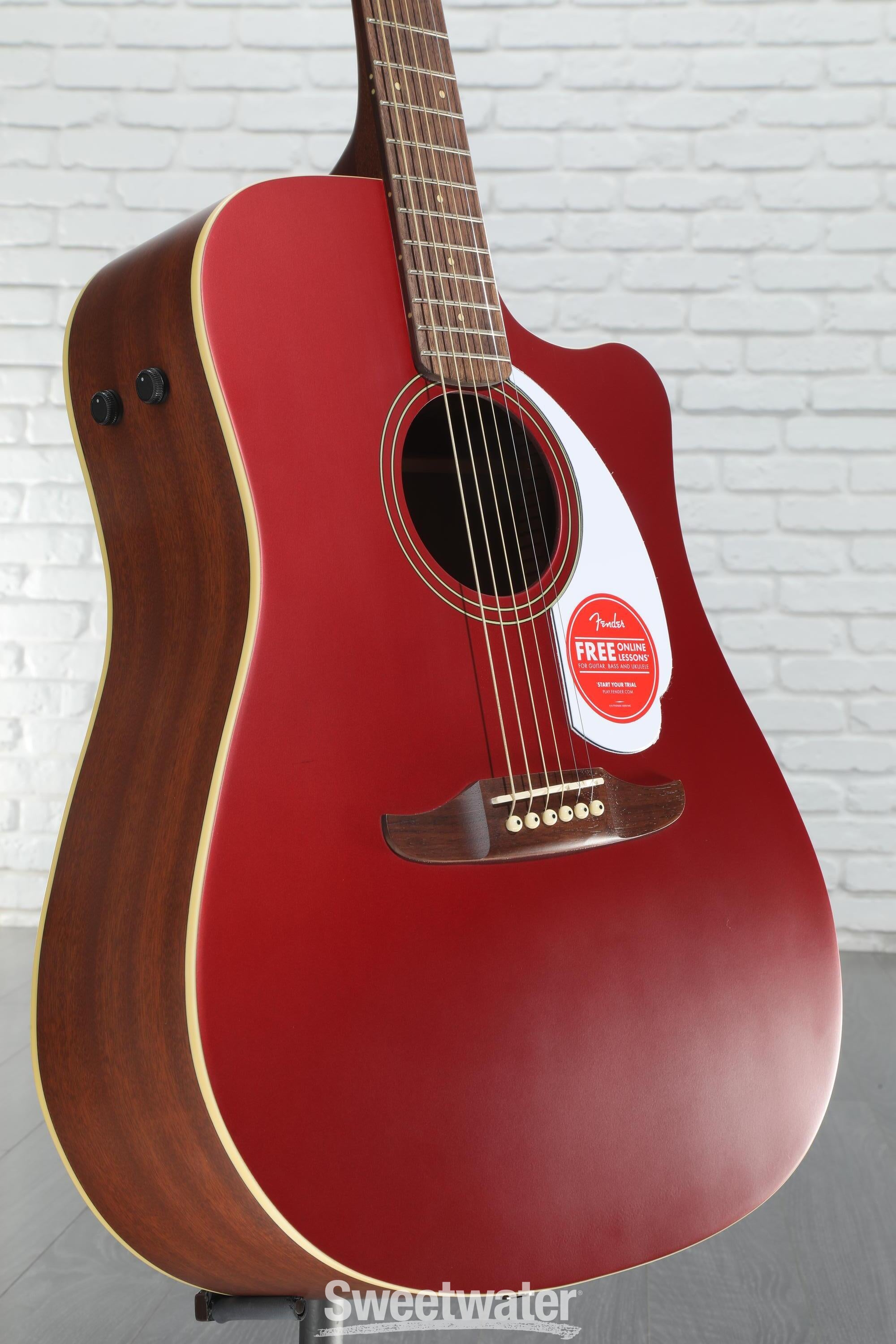 Fender Redondo Player Acoustic-electric Guitar - Candy Apple