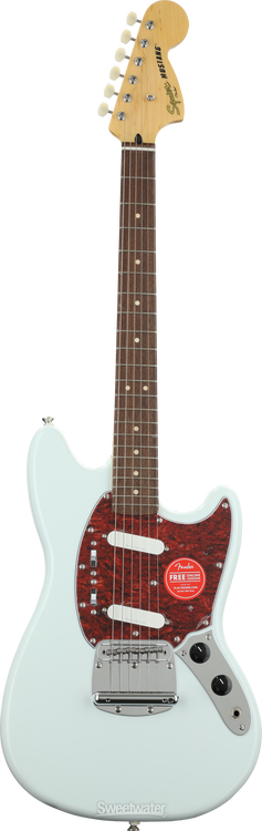 Squier Vintage Modified Mustang - Sonic Blue w/ Indian Squier Vintage Modified Mustang - Sonic Blue w/ Indian