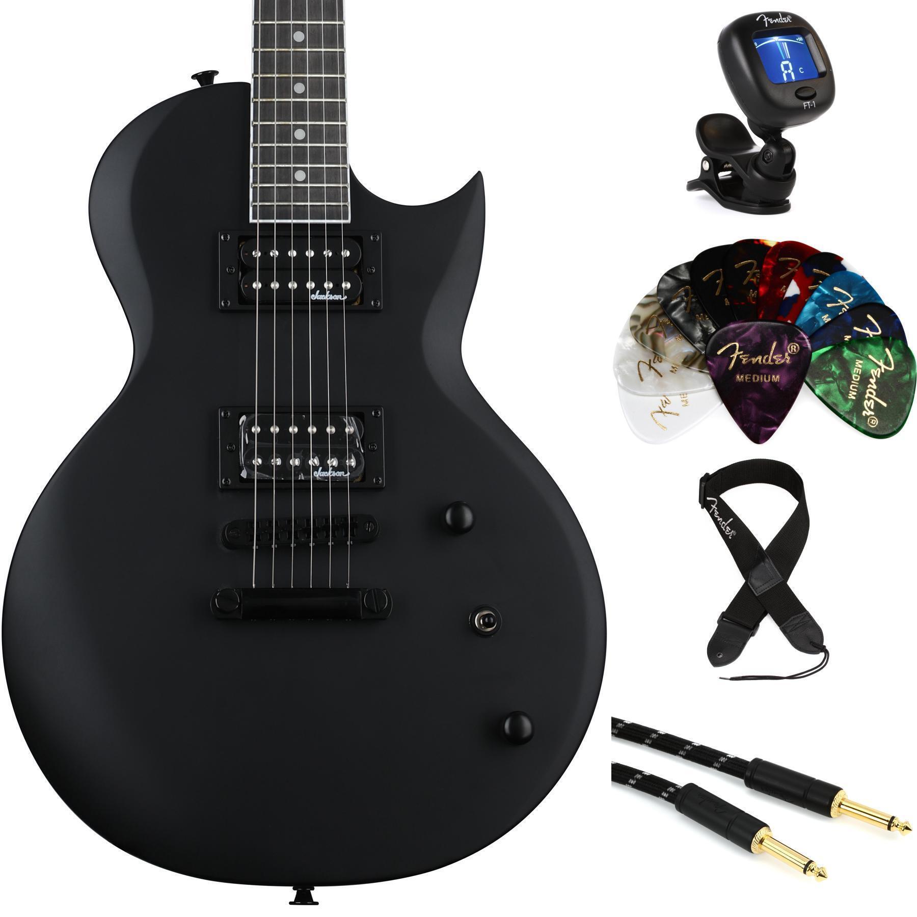 Jackson Monarkh SC JS22 Essentials Bundle Satin Black Sweetwater