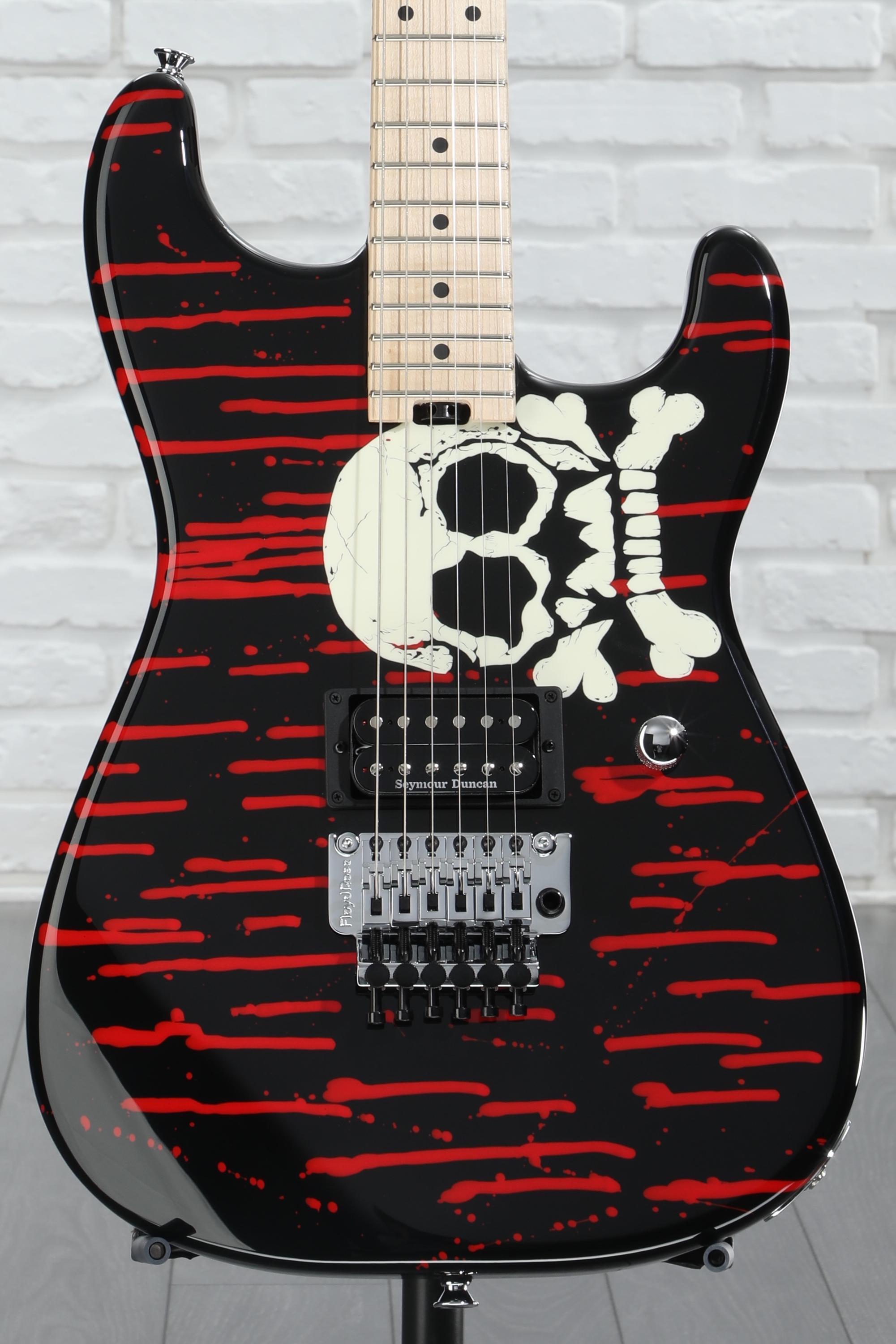 Charvel Warren DeMartini Signature Pro-Mod Blood and Skull - Blood