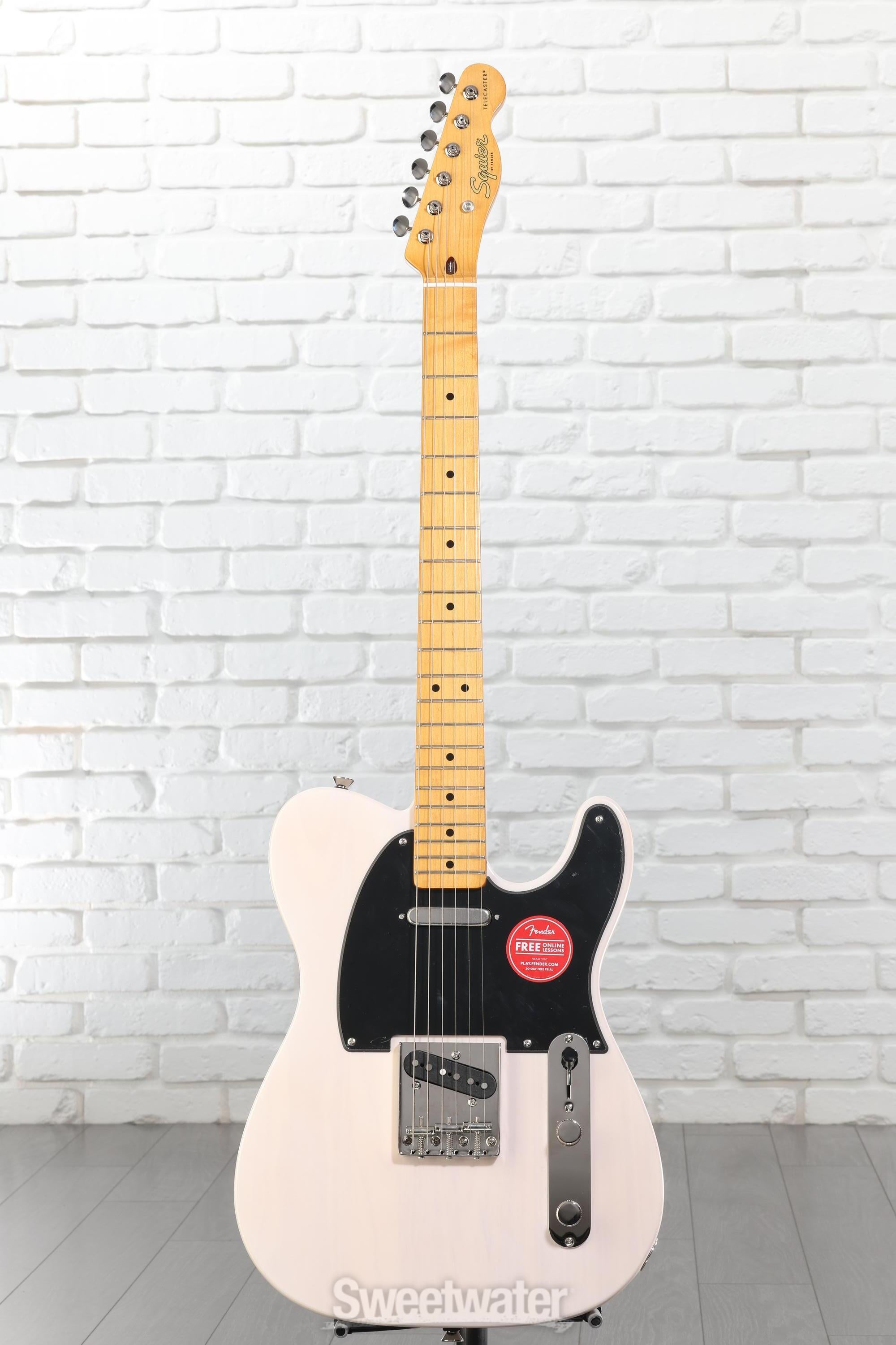 Squier Telecaster ホワイト Classic Vibe 50s Squier Classic Vibe '50s Telecaster - White Blonde | Sweetwater