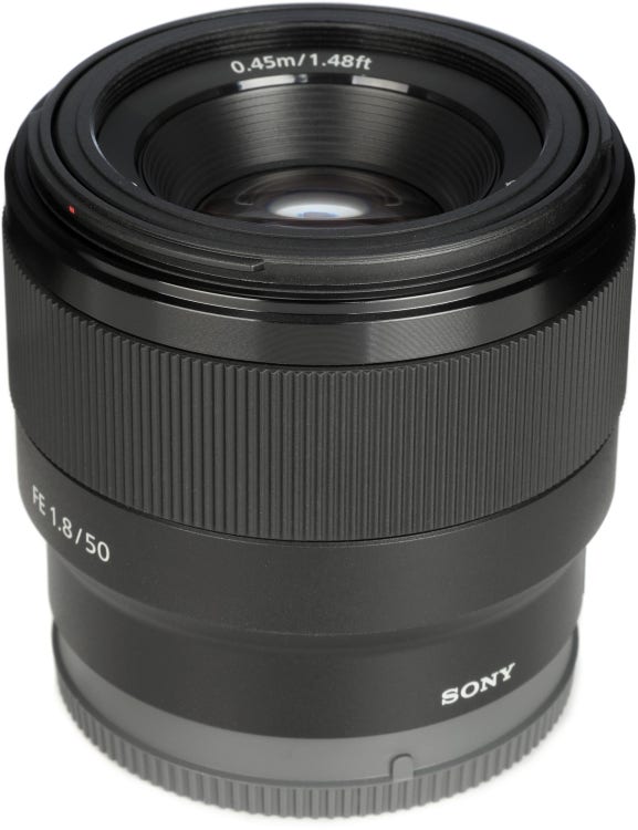 Sony SEL50F18F FE 50mm Full-frame Standard Prime Lens