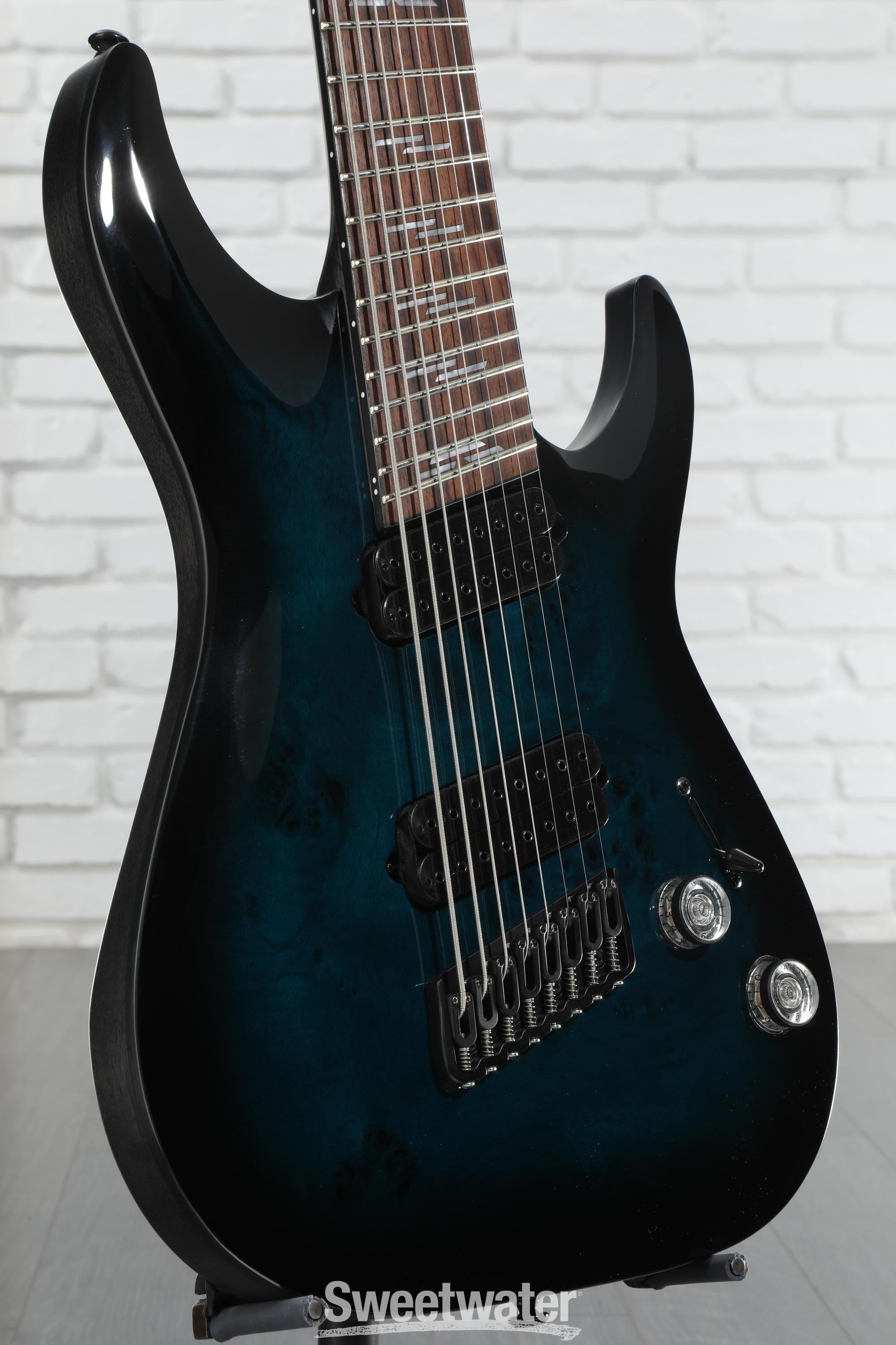 【希少】schecter OMEN-8 8弦ギター エレキギター Schecter Guitar Research Omen Elite-8 MS Electric Guitar See