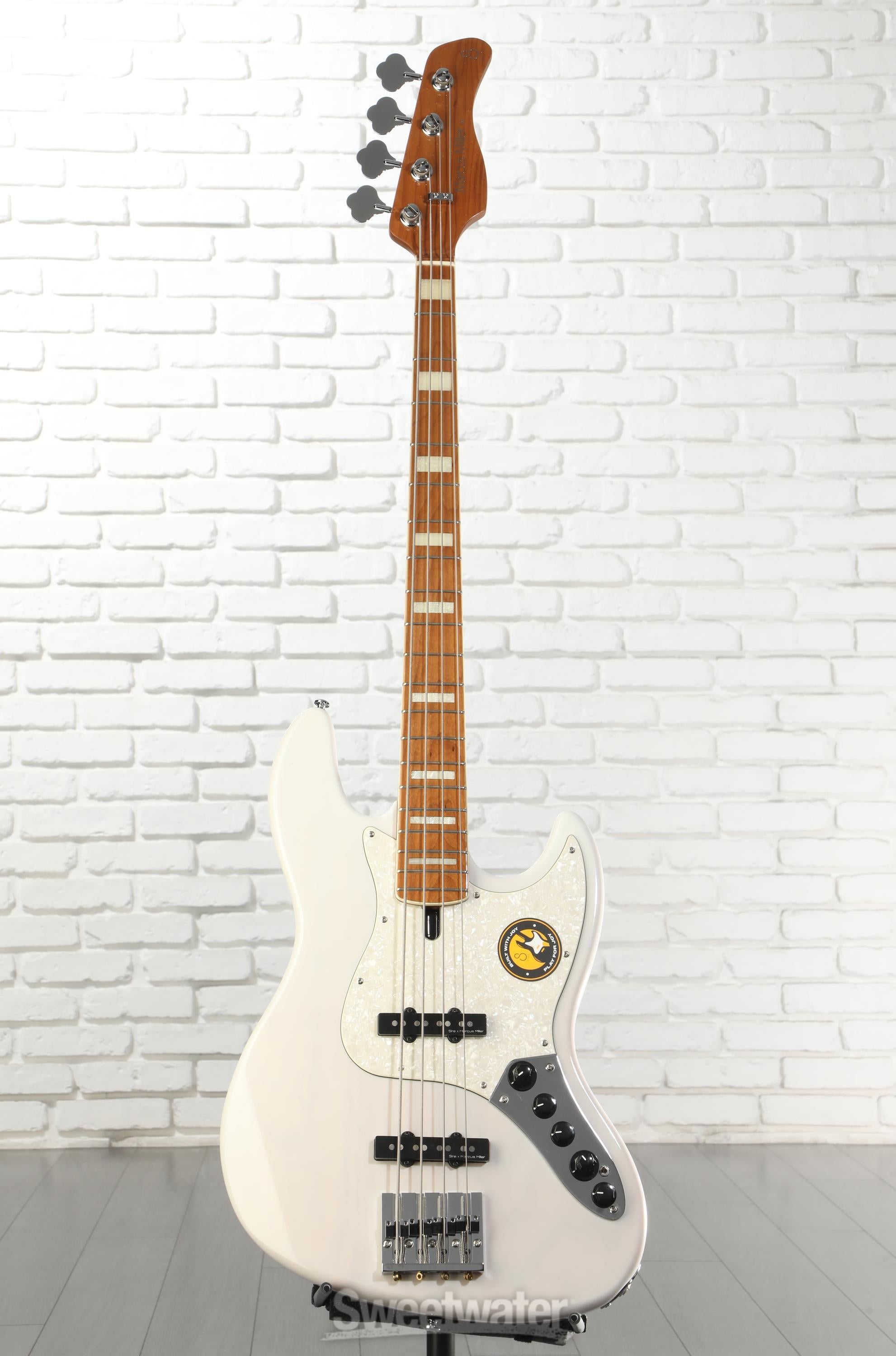 Sire Marcus Miller V8 4-string Bass Guitar - White Blonde | Sweetwater
