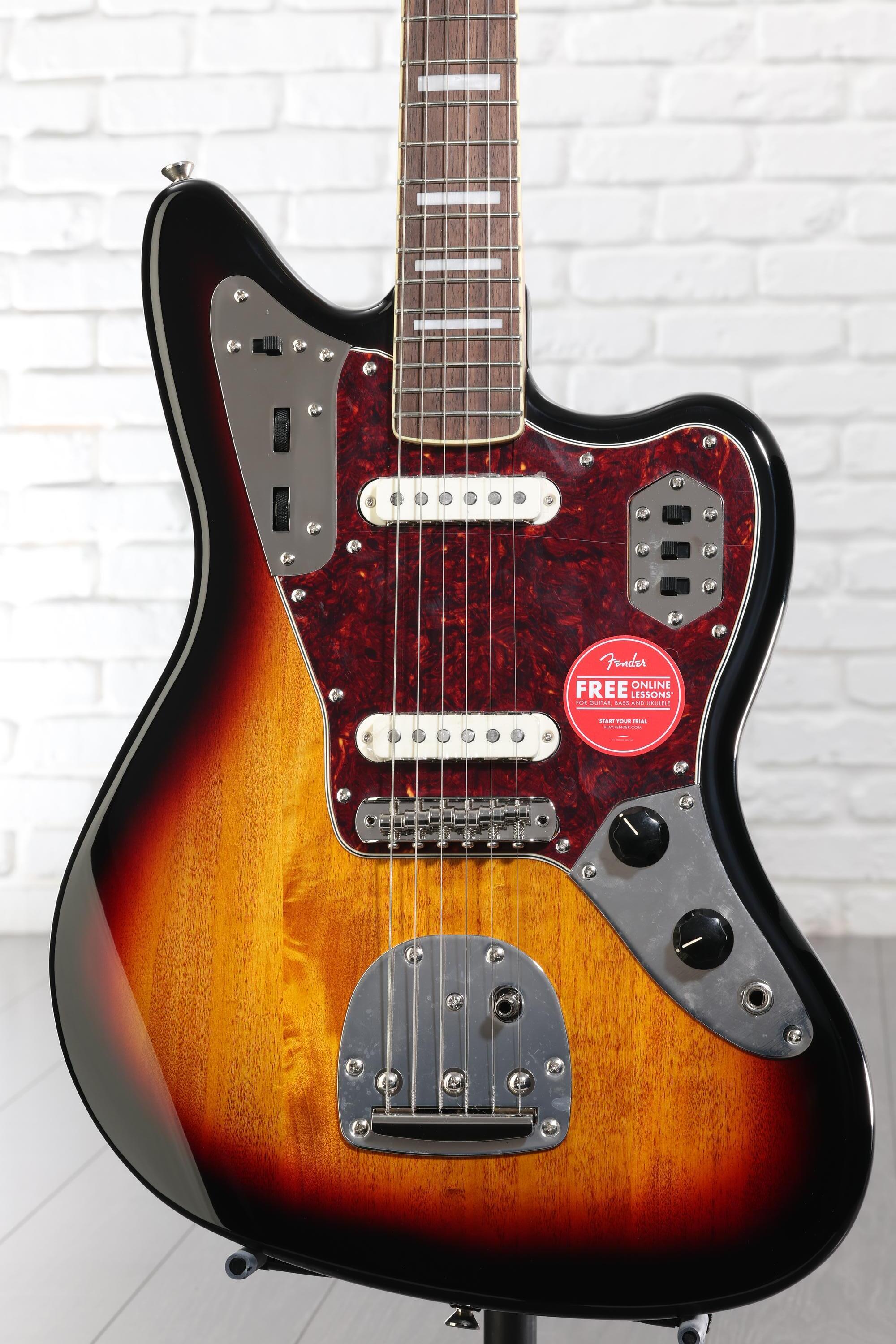 Squier Classic Vibe '70s Jaguar - 3-Tone Sunburst | Sweetwater