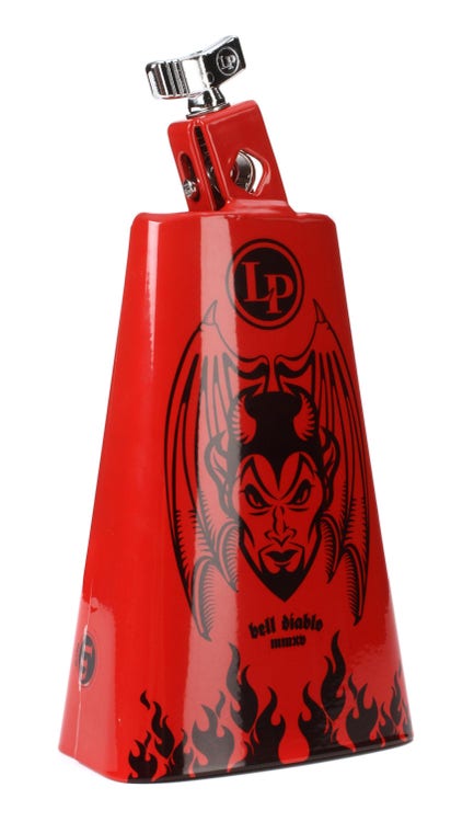 Item # 6187 LG. Cow Bell NP, Flat Eye Cow Bells with Roller On Batz  Corporation