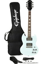 Photo of Epiphone Power Players SG Electric Guitar - Ice Blue