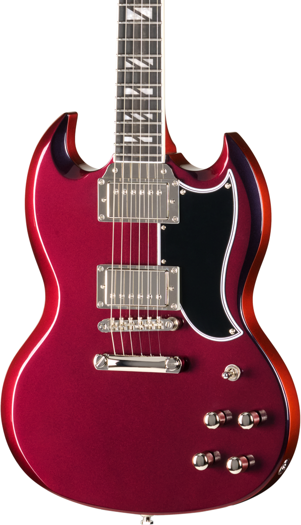 Photo of Epiphone Inspired by Gibson Futura SG Custom Electric Guitar - Midnight Ember Shift