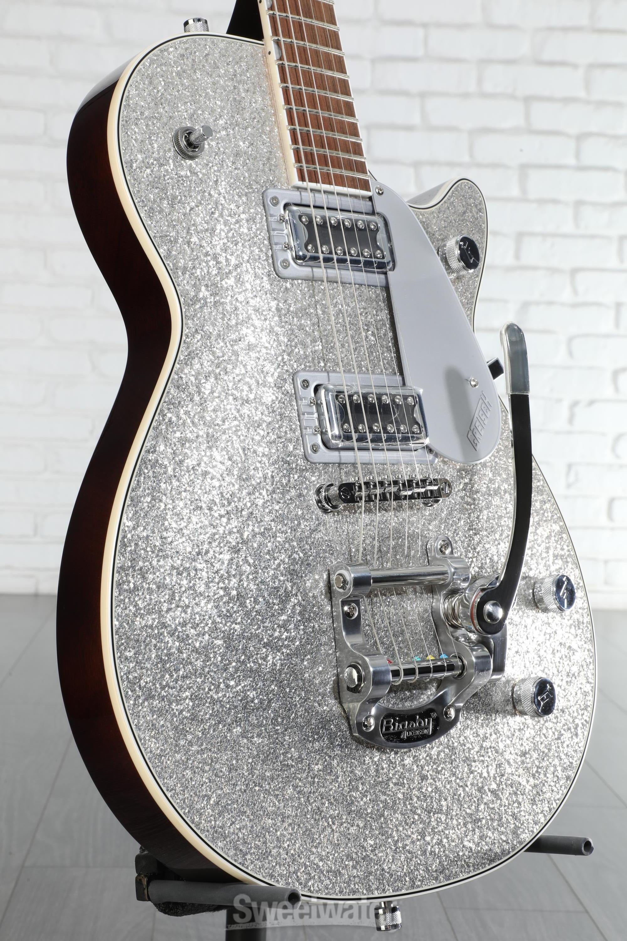 Gretsch Electromatic Jet Electric Guitar - Silver Sparkle | Sweetwater