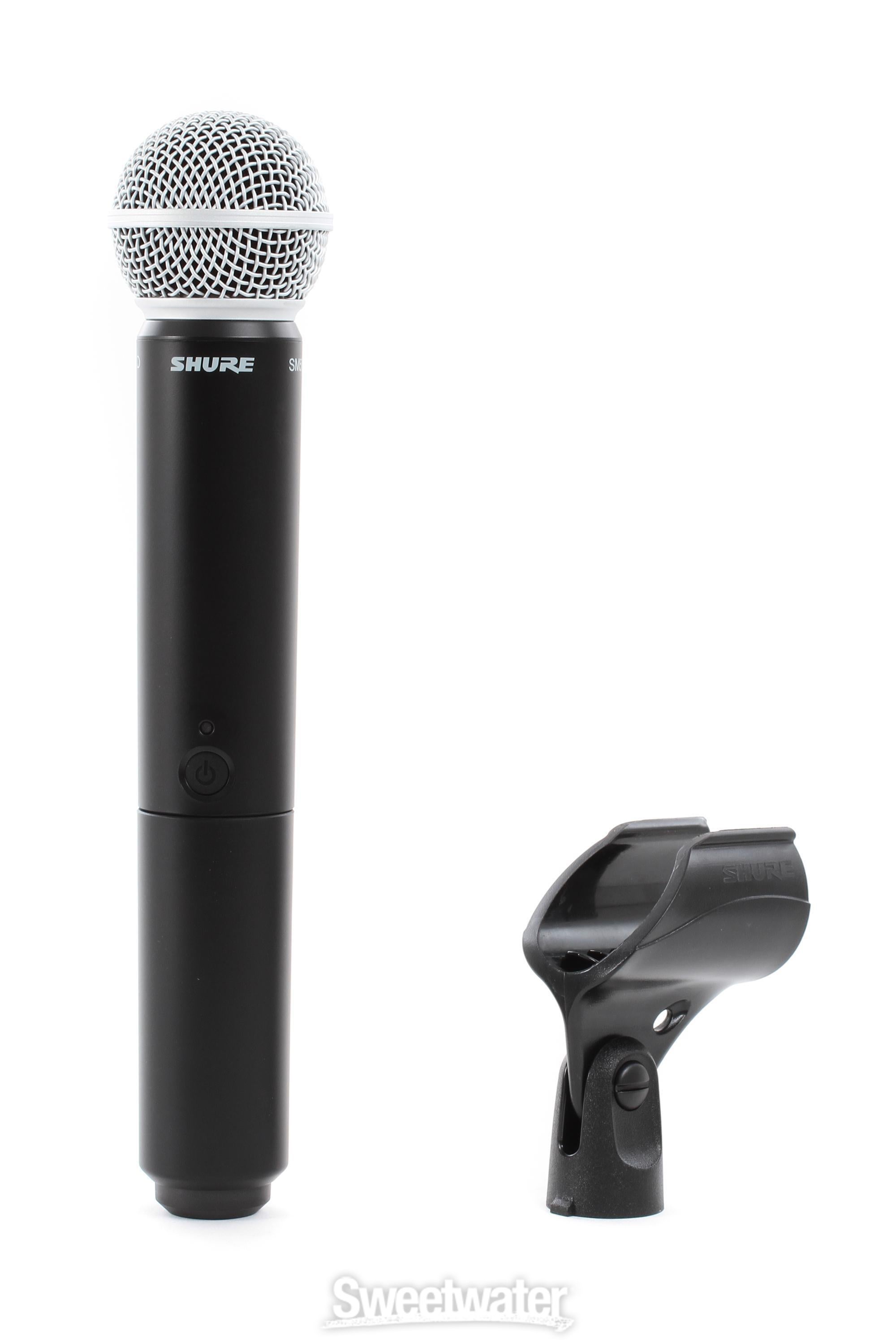 Shure BLX24 SM58 Handheld Wireless System Band J10 584 608MHz