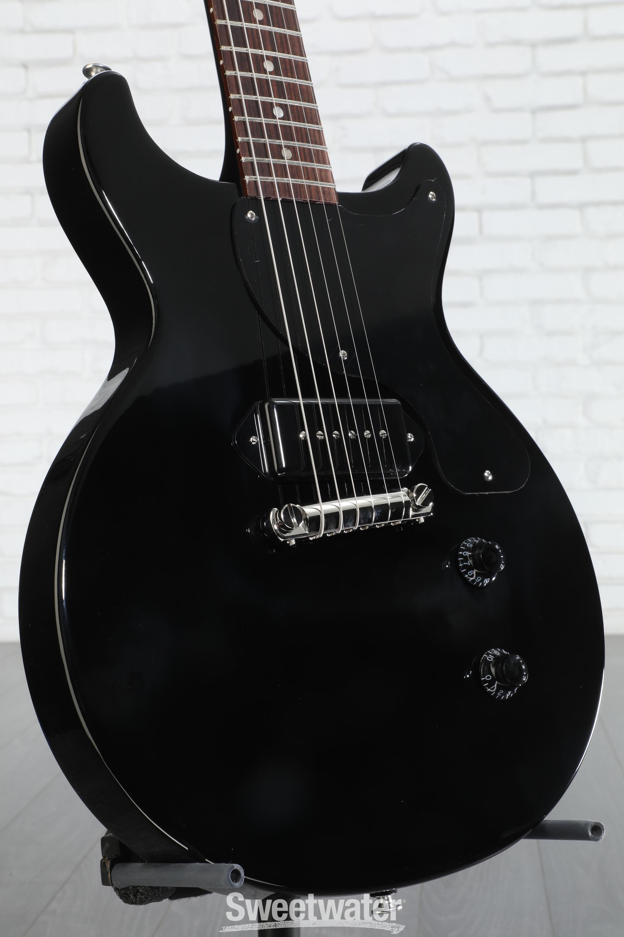 Gibson Les Paul Junior Double Cut Electric Guitar - Ebony | Sweetwater