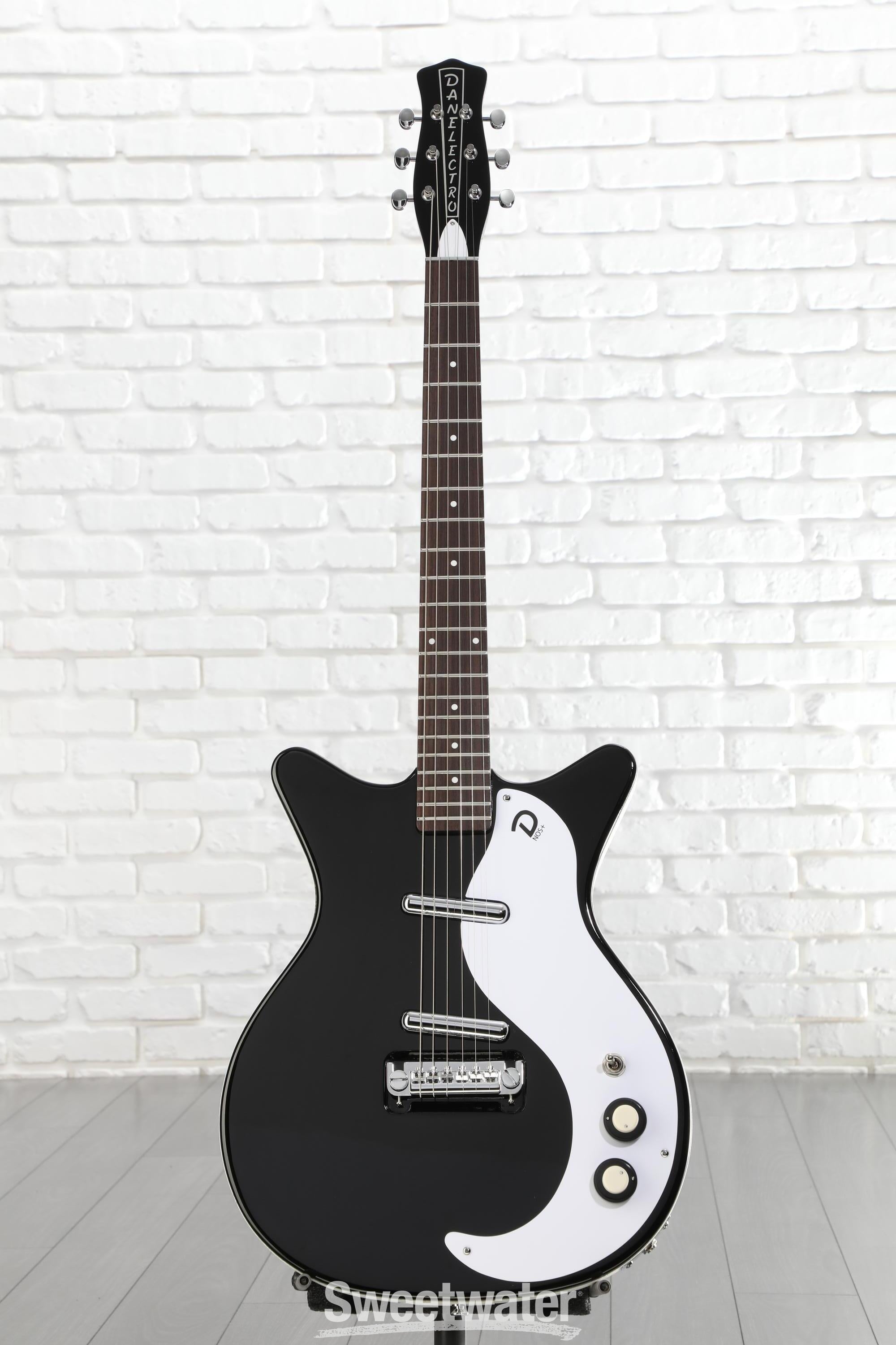 Danelectro '59M NOS+ Semi-hollowbody Electric Guitar - Black