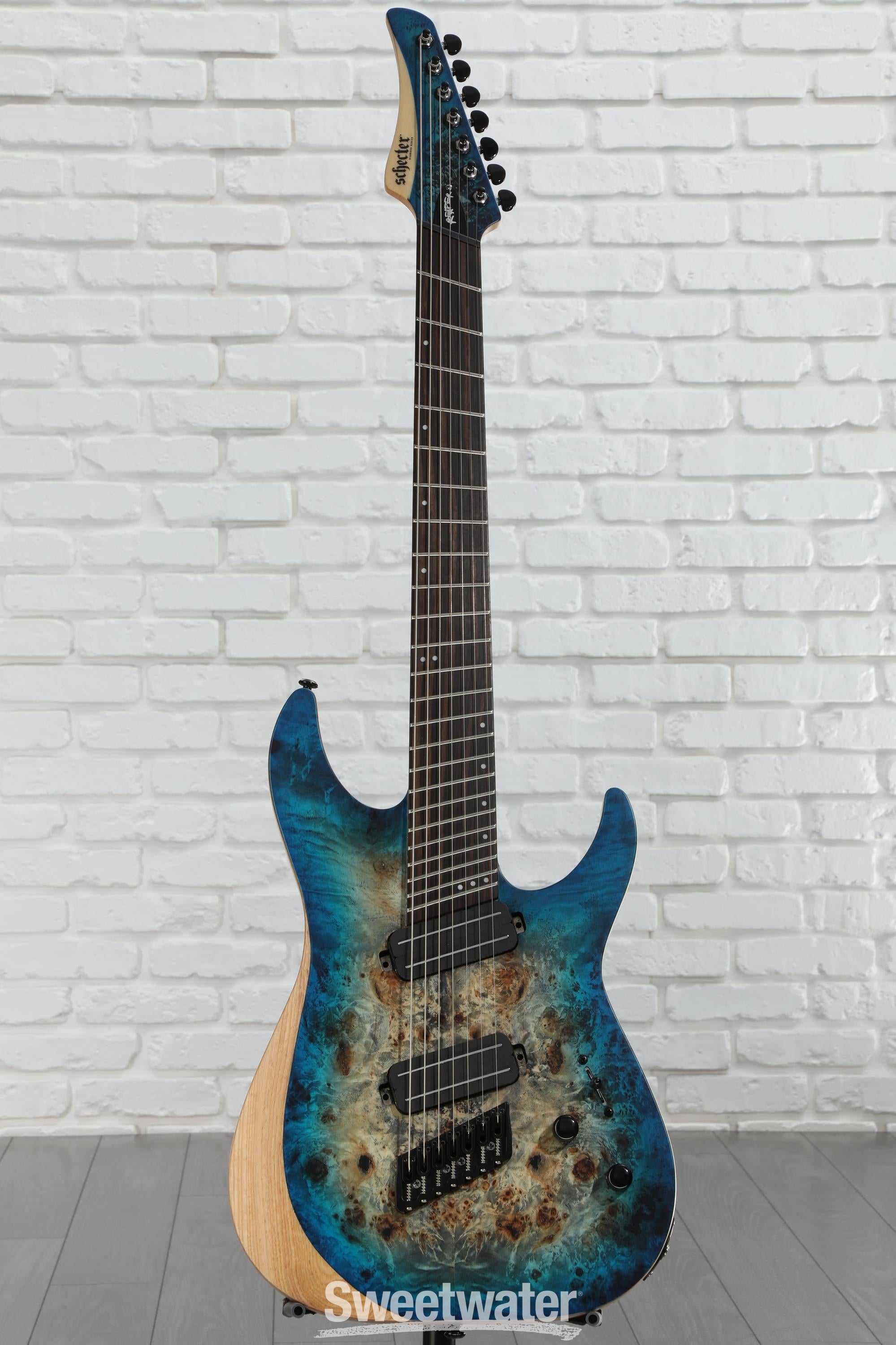 SCHECTER　Reaper-7 Multiscale 4/30まで値下げ中 Amazon.com: Schecter Reaper-7 Multiscale - Satin Sky Burst