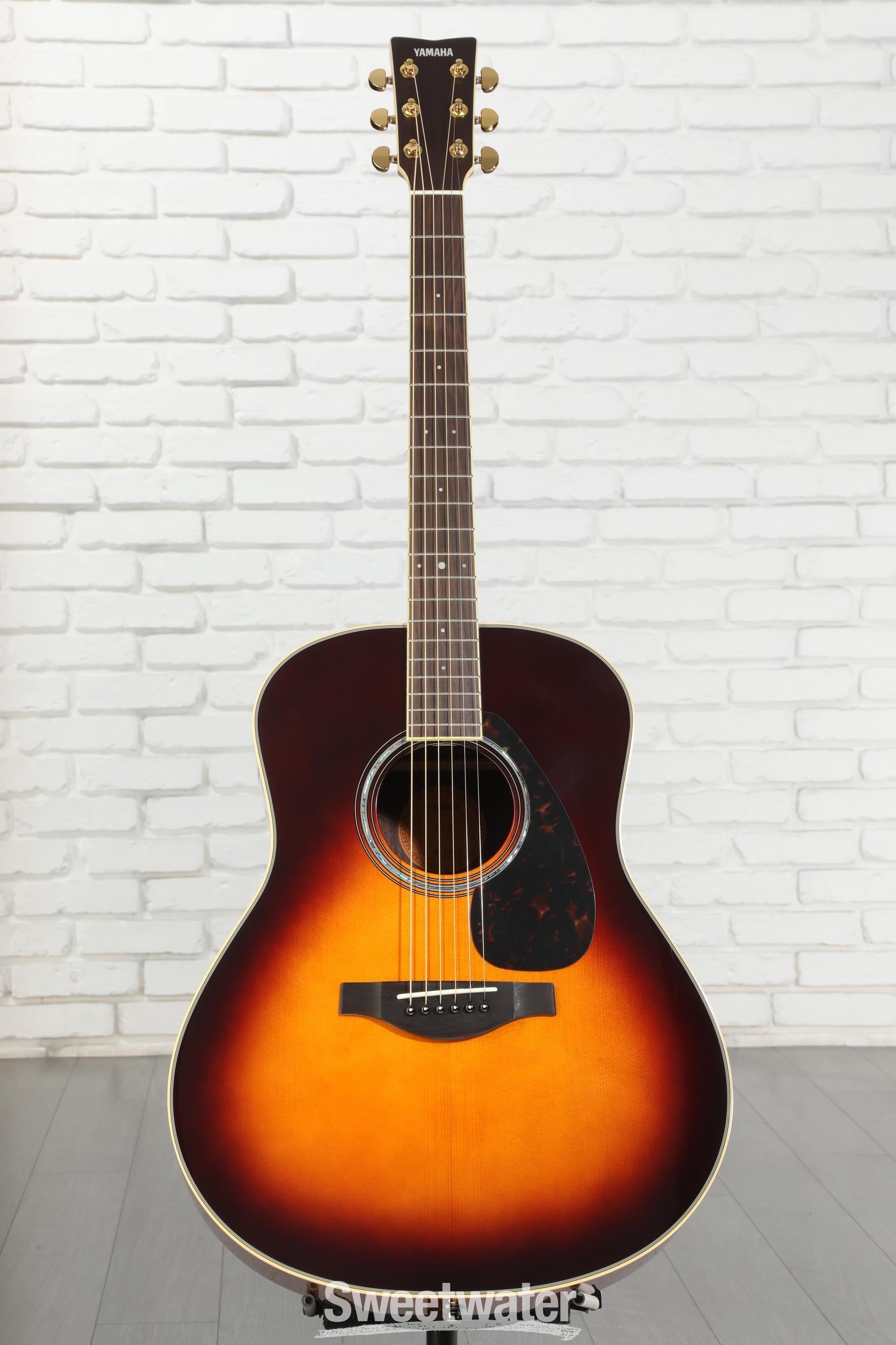 Yamaha LL6 ARE Original Jumbo Acoustic Guitar - Brown Sunburst