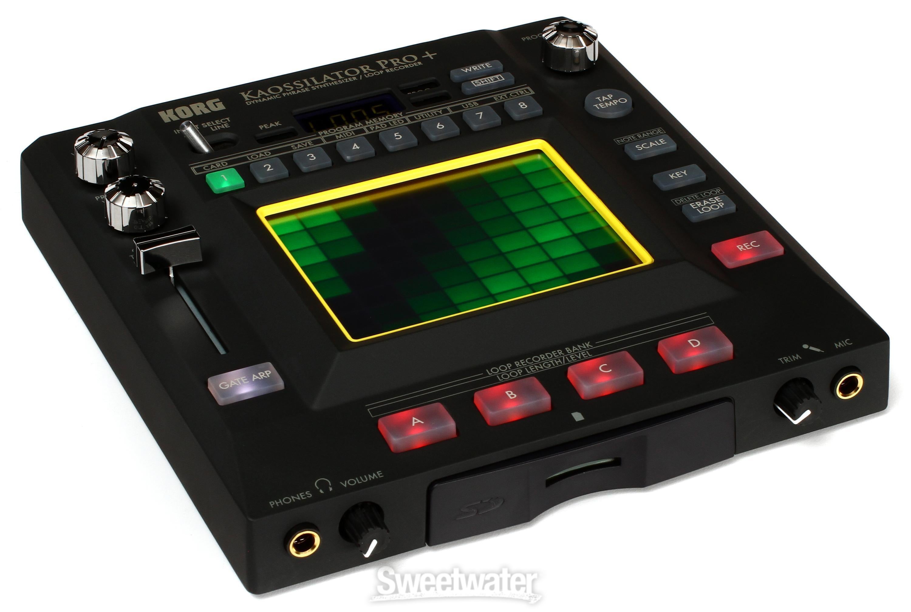 Korg Kaossilator Pro+ Phrase Synthesizer and Loop Recorder 