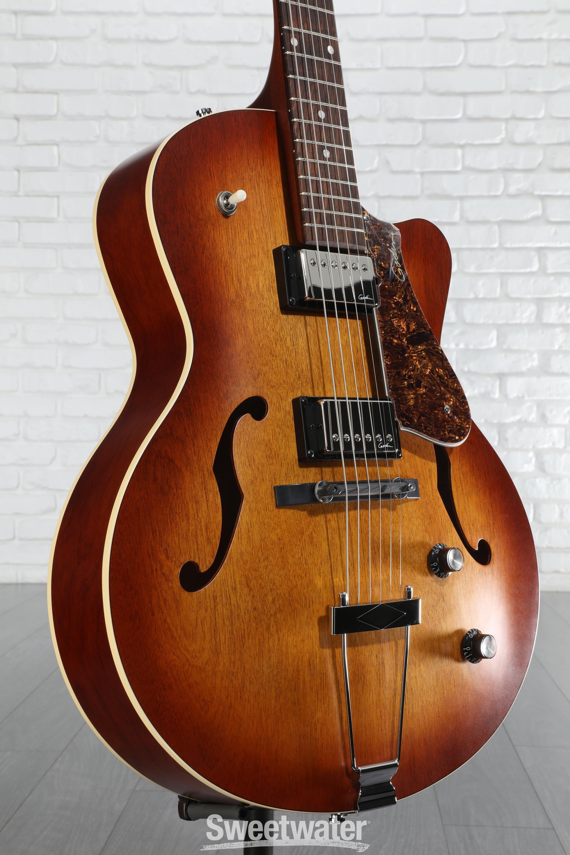 Godin 5th Avenue CW Kingpin II HB Hollowbody Electric Guitar
