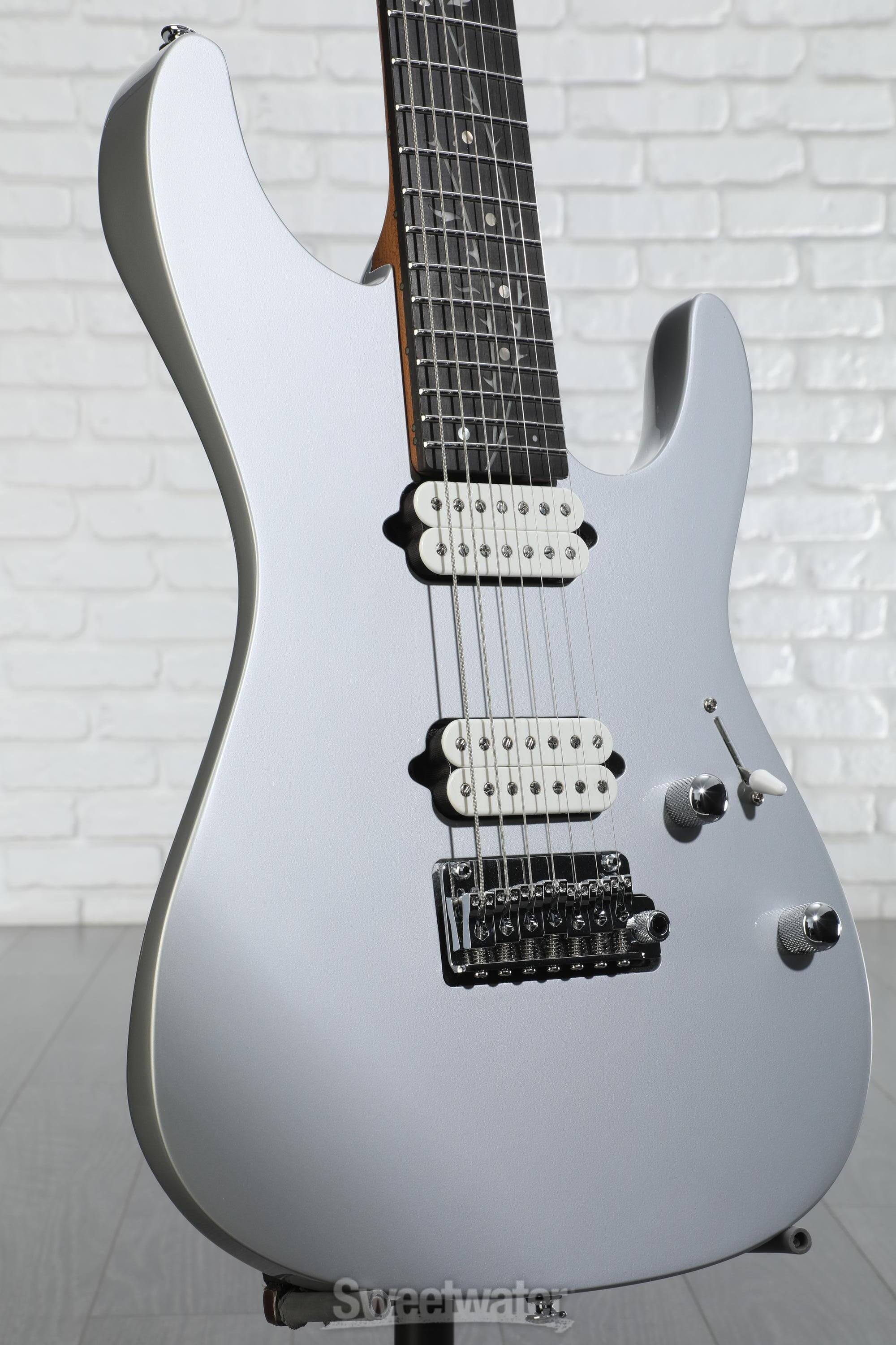 Ibanez TOD70 Tim Henson Signature 7-string Electric Guitar - Classic Silver