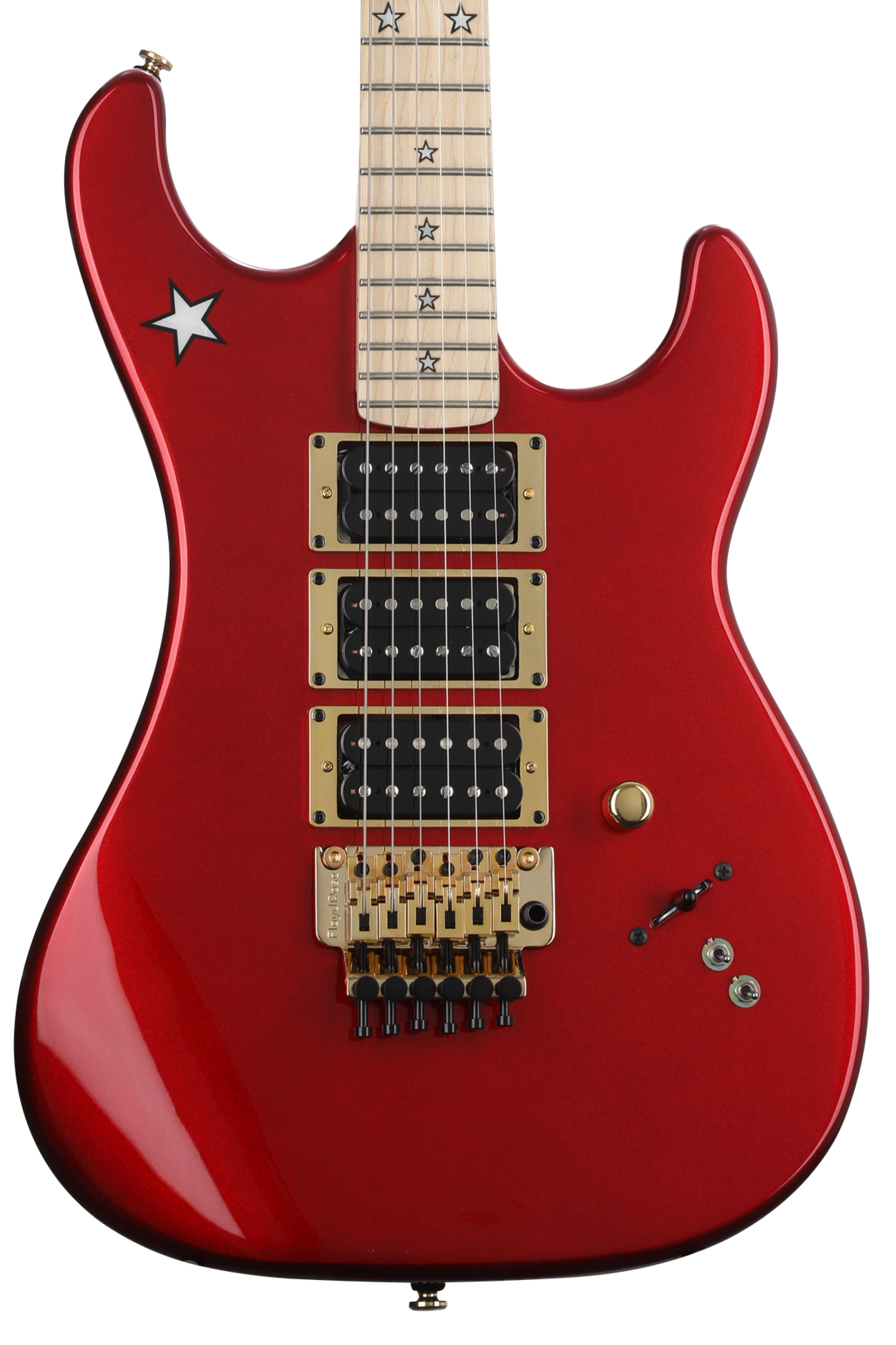 Kramer Jersey Star Electric Guitar - Candy Red | Sweetwater Kramer Jersey Star Electric Guitar - Candy Red | Sweetwater