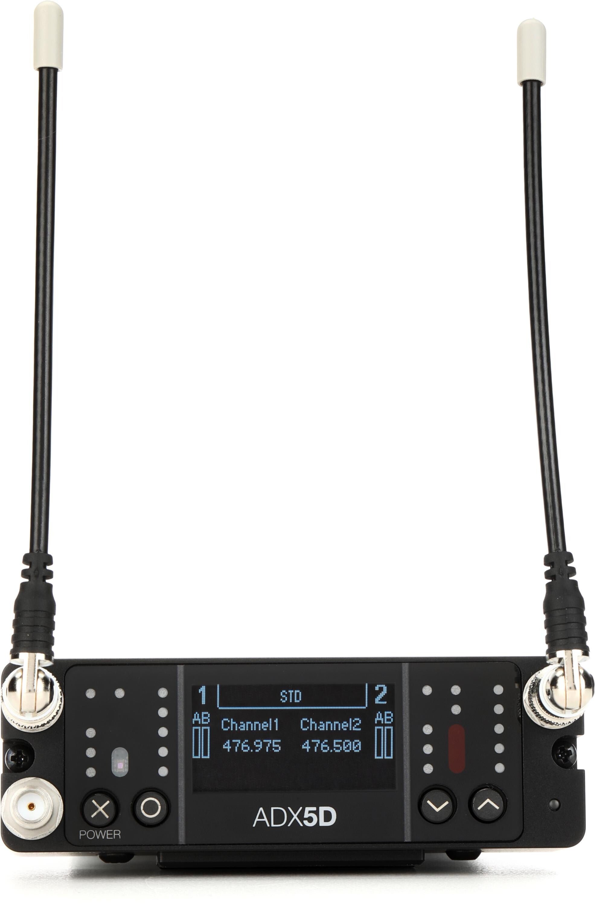 Shure ADX5D Axient Digital Dual-channel Portable Wireless Receiver