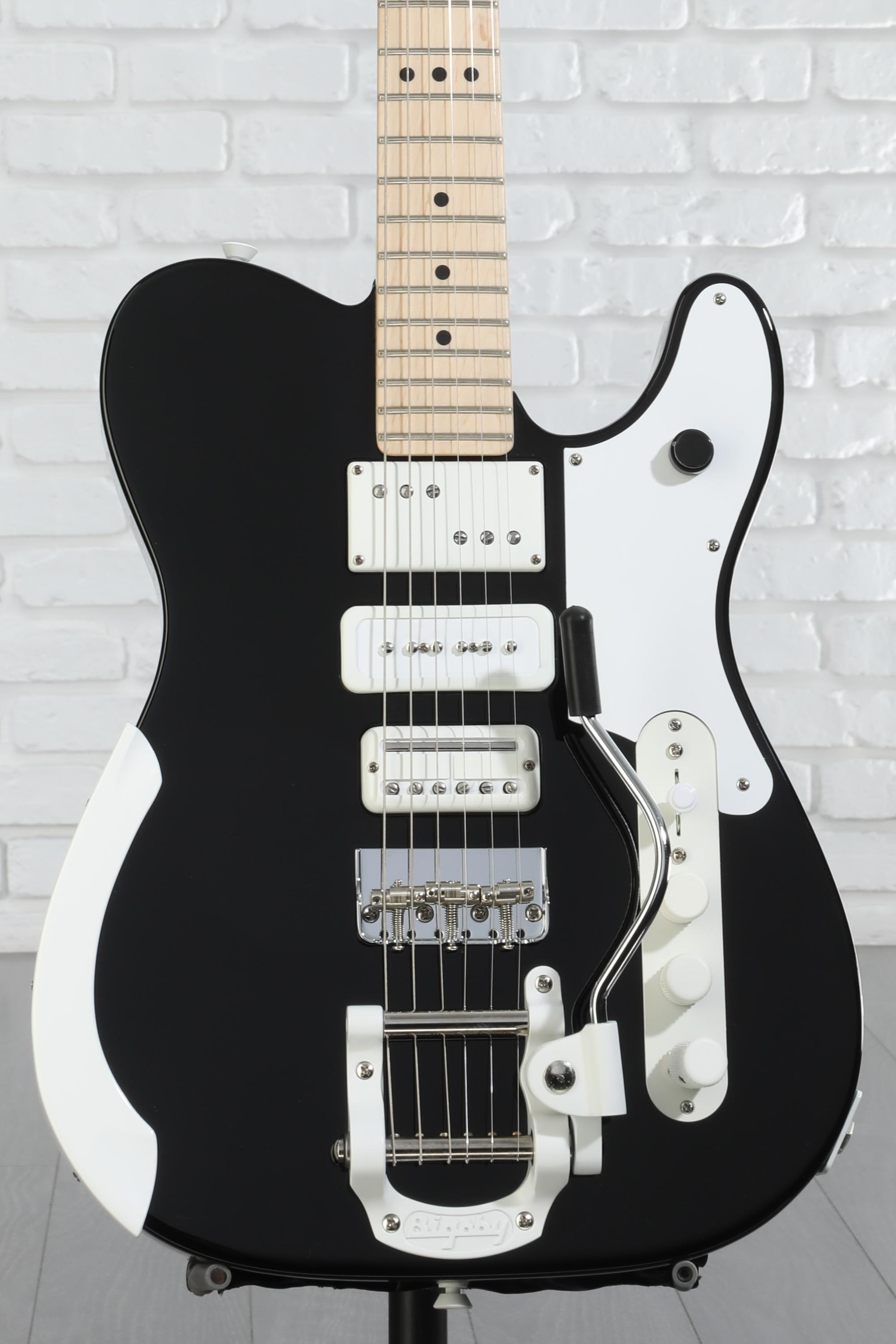 Fender Jack White Triplecaster Telecaster Electric Guitar - Black