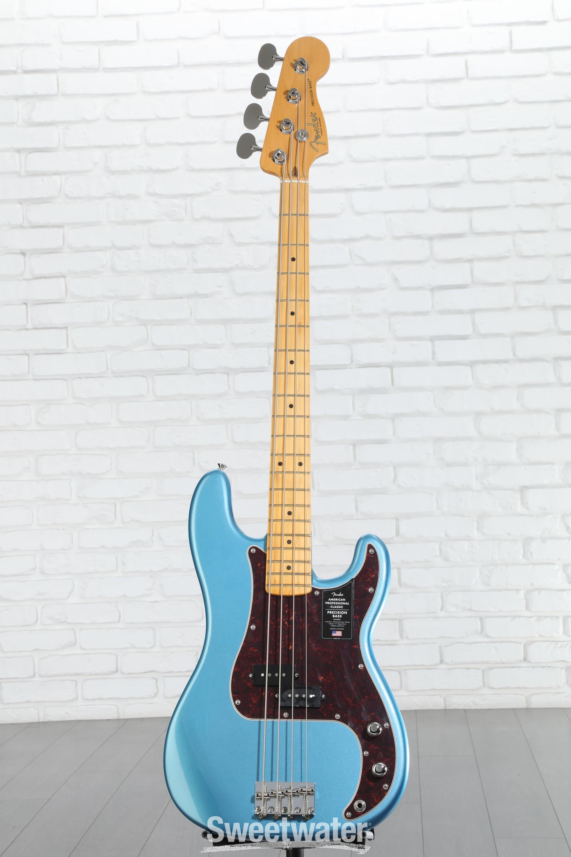 Fender American Professional Classic Precision Bass - Faded Lake