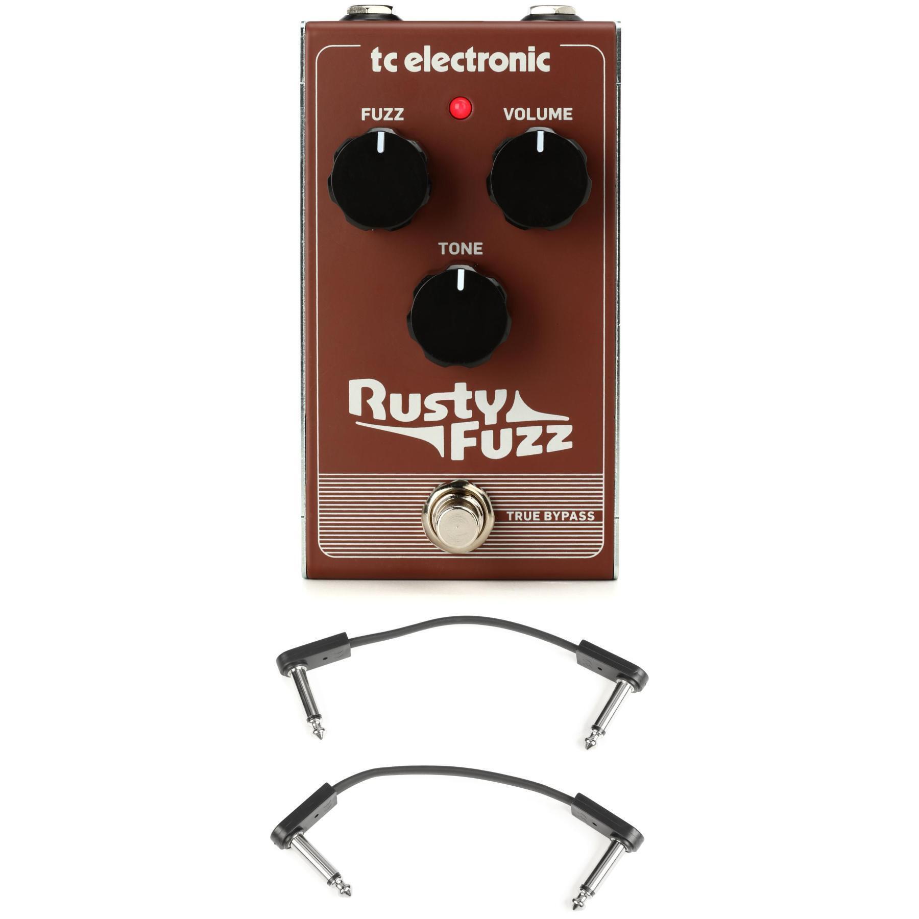 TC Electronic Rusty Fuzz Pedal with EBS Patch Cables | Sweetwater