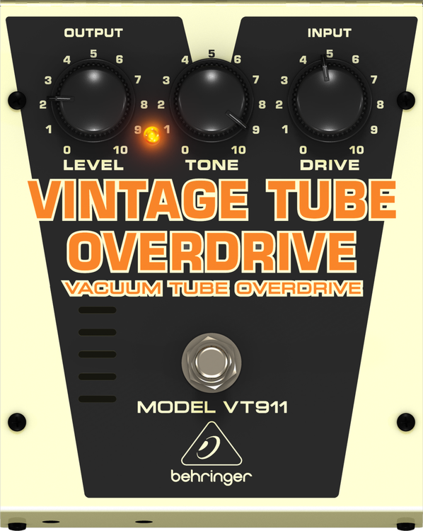 Behringer VT911 Vintage Tube Overdrive Pedal