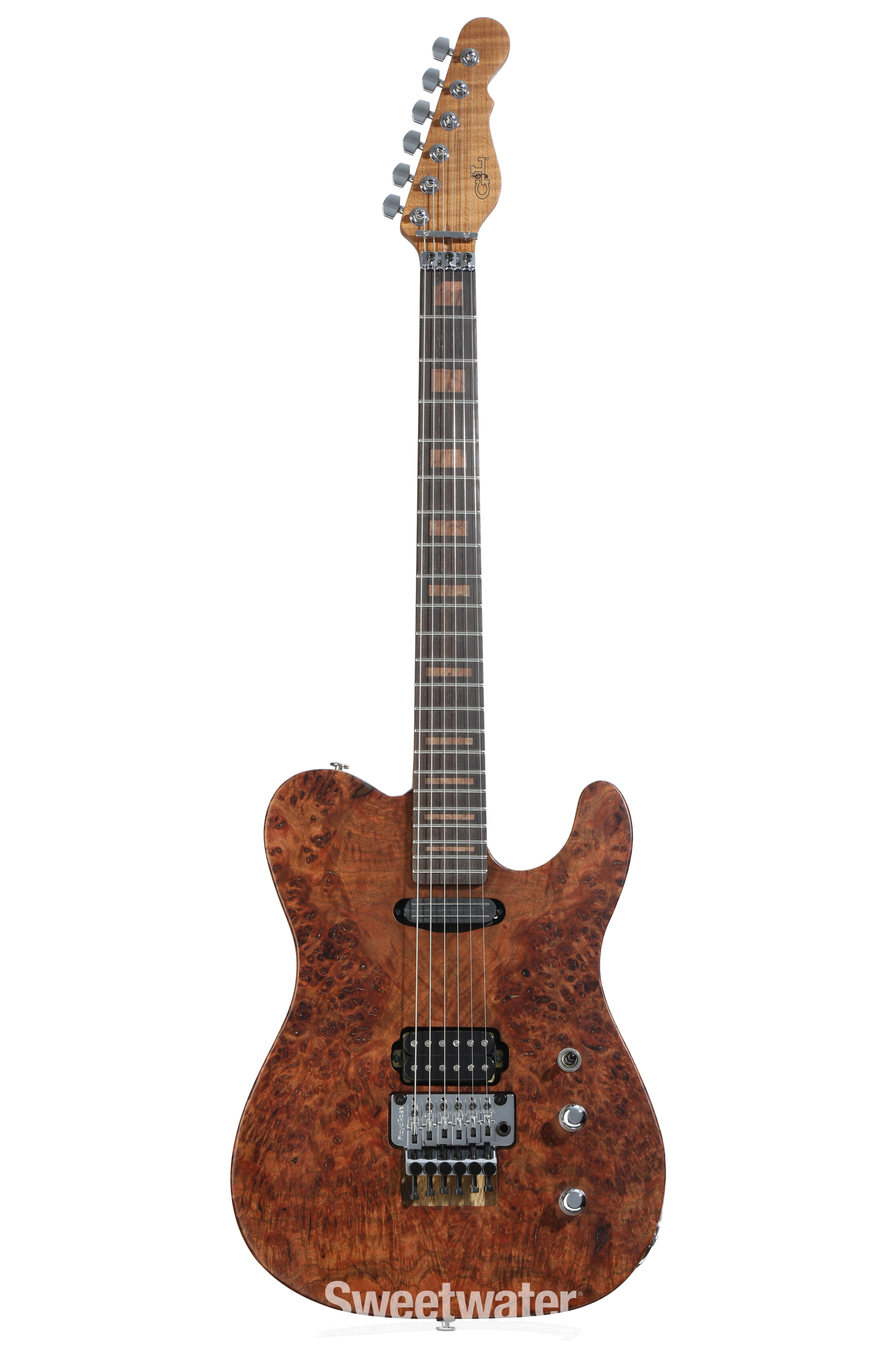 G&L Custom Shop ASAT HS Electric Guitar with Floyd Rose - Natural