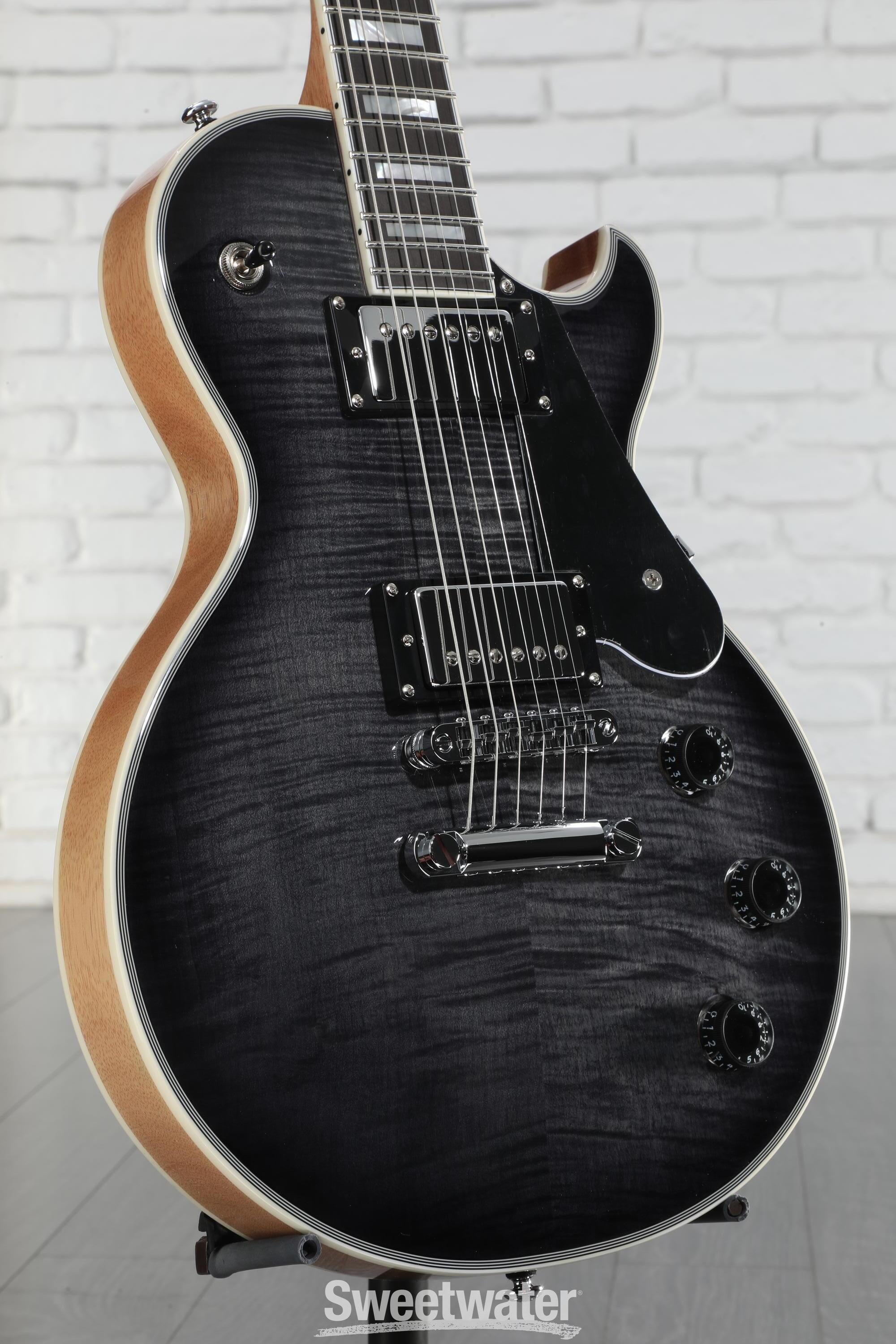 Schecter Solo-II Custom Electric Guitar - Trans Black Burst