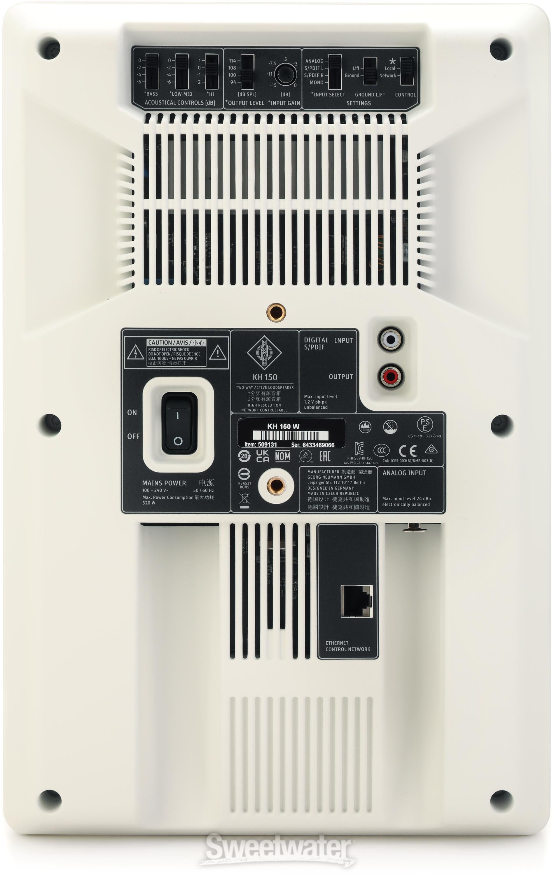 Neumann KH 150 6.5-inch 2-way Powered Studio Monitor - White