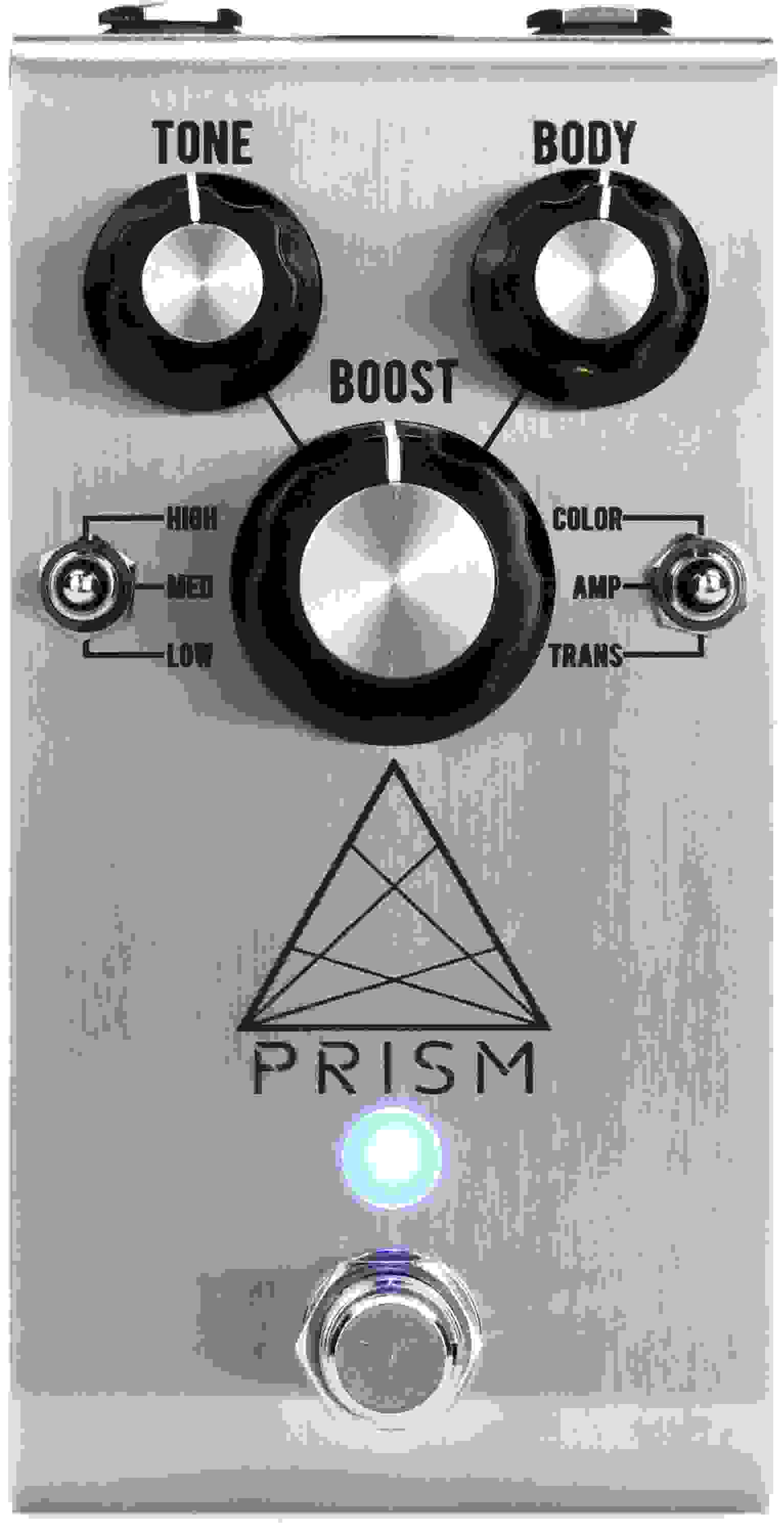 Jackson Audio Prism Boost, Buffer, and EQ Pedal - Stainless Steel