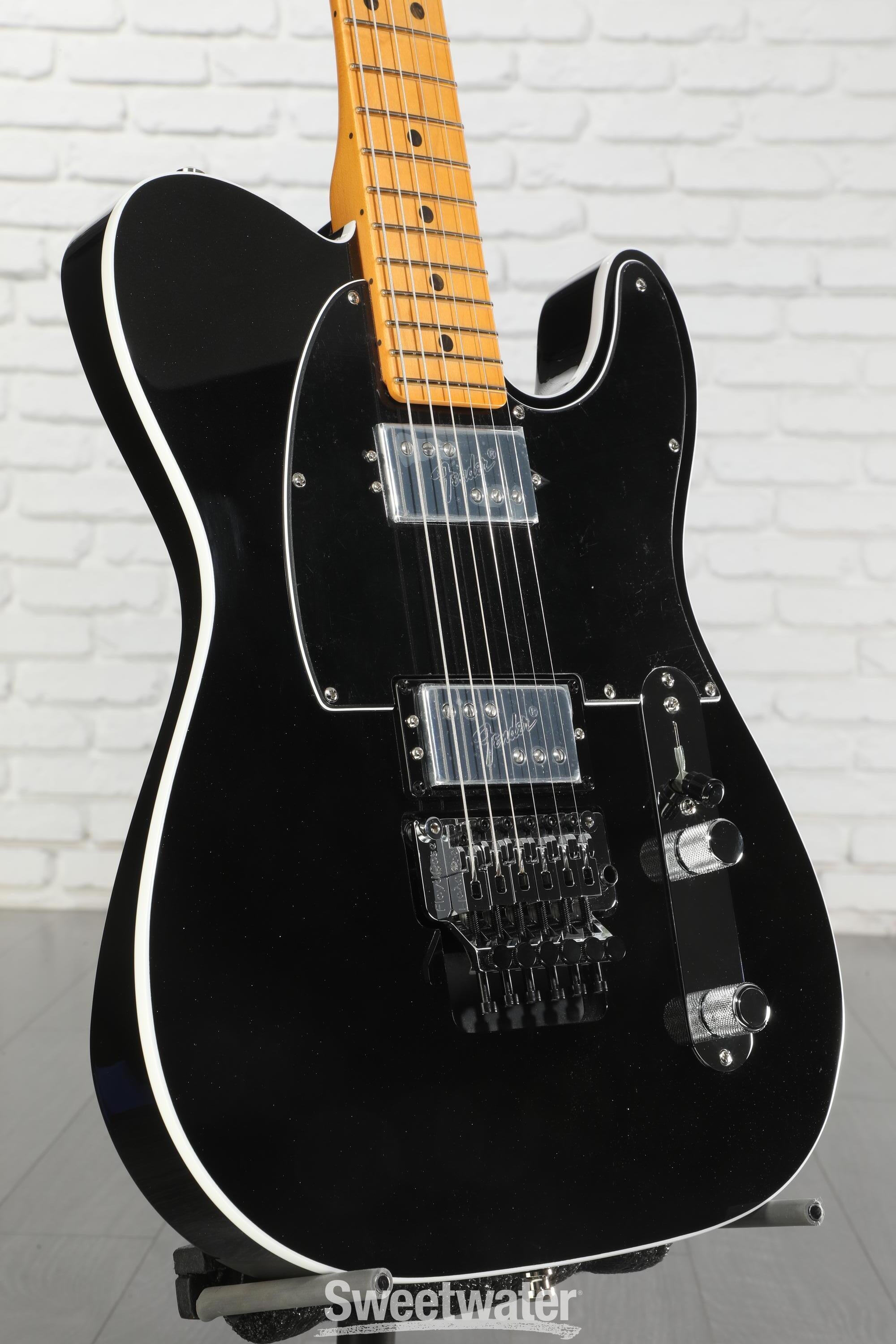 ギター Fender American Ultra Luxe Telecaster Fender American Ultra Luxe Telecaster Floyd Rose HH - Mystic Black