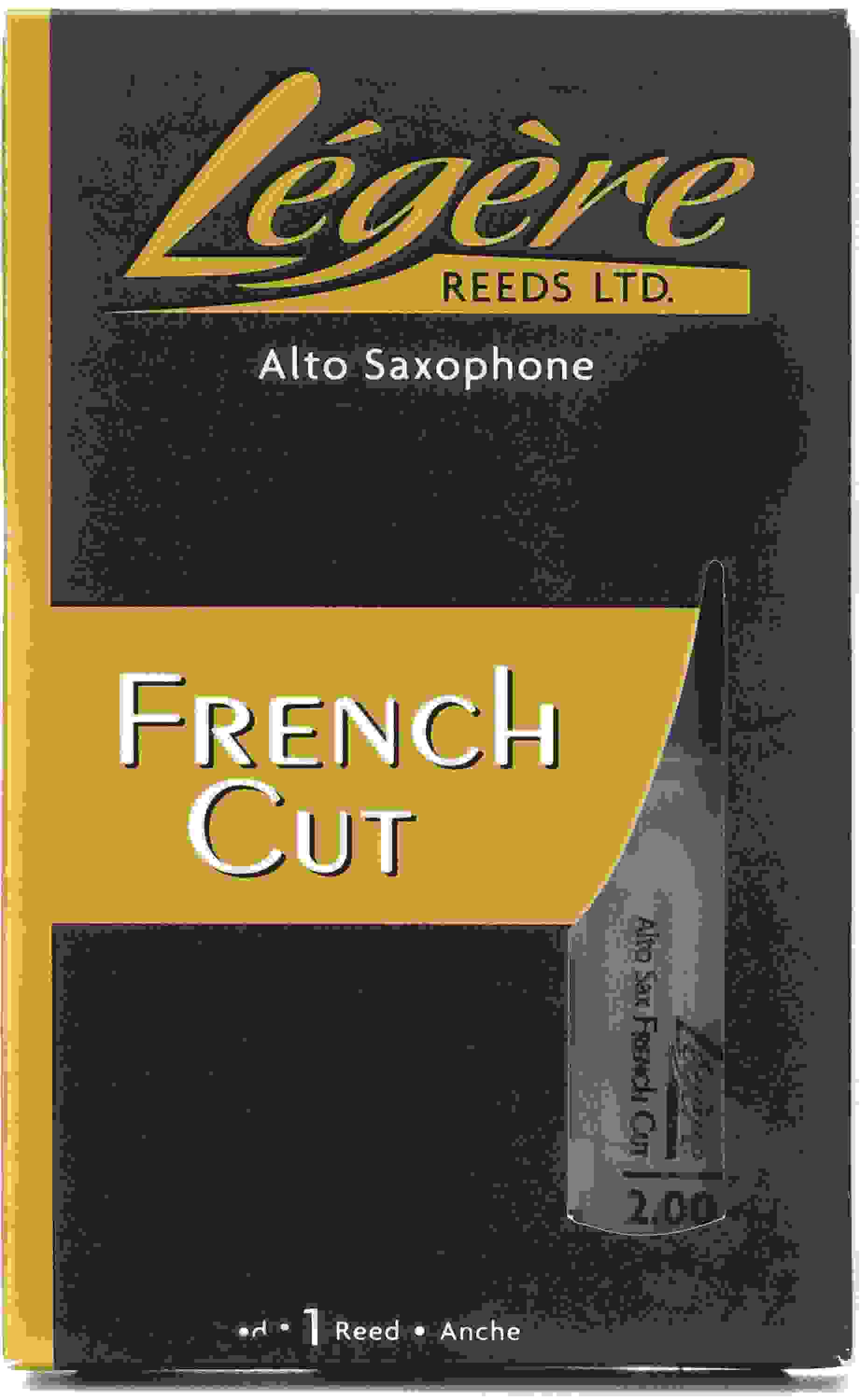 Legere French Cut Alto Saxophone Reed - 2.0