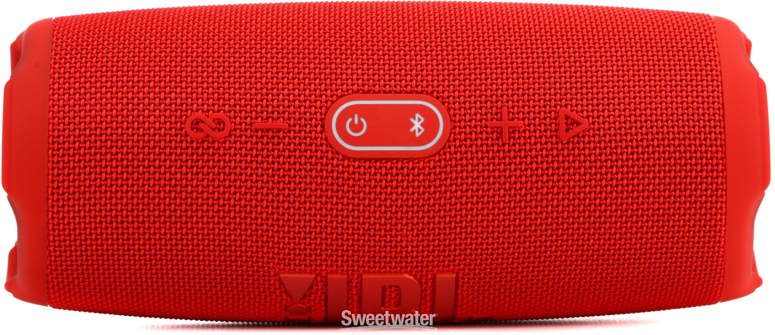 JBL Charge 5 Portable Waterproof Bluetooth Speaker - Red