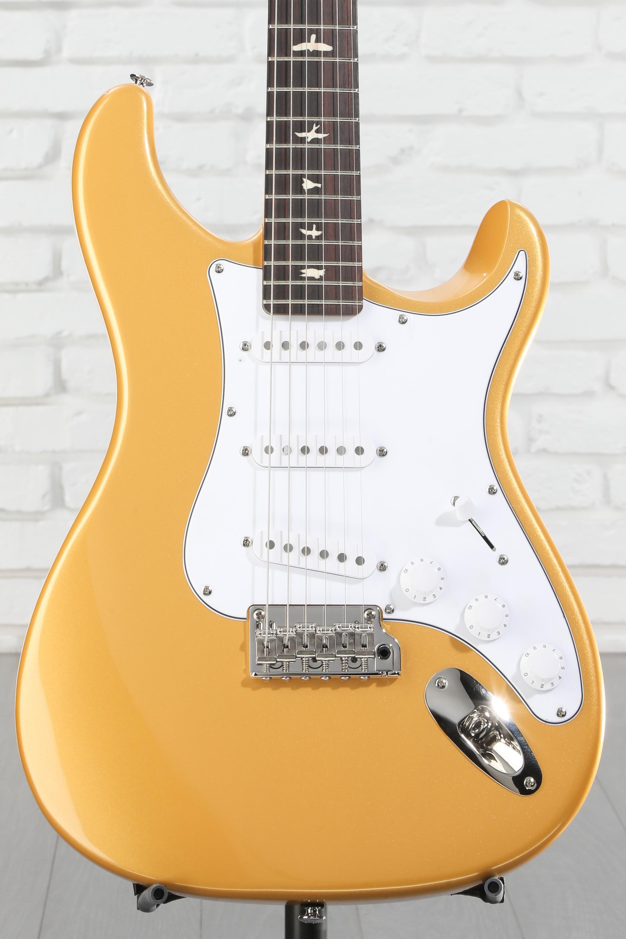 PRS SE Silver Sky イエロー PRS SE Silver Sky Electric Guitar - Gold Spark, Sweetwater