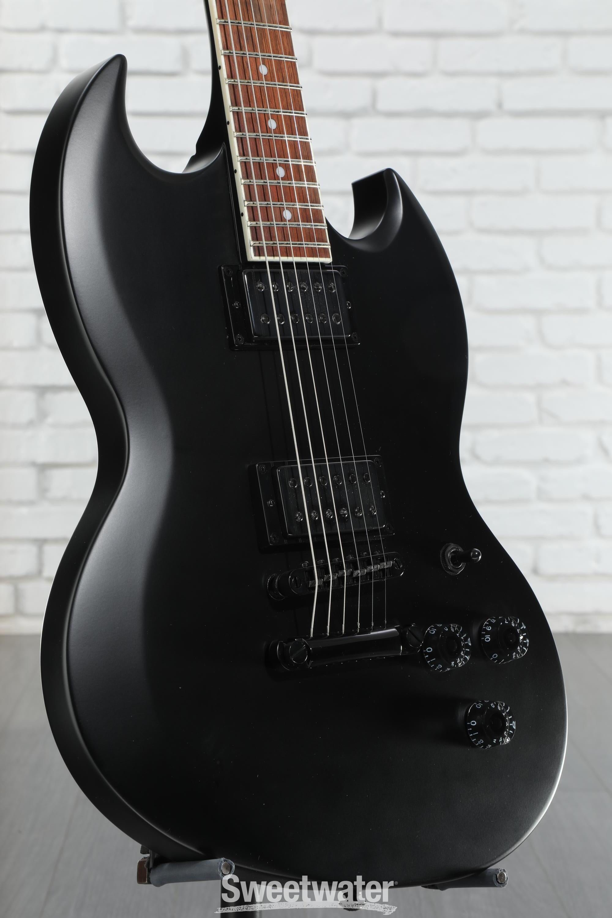 ESP LTD Volsung-200 Electric Guitar - Black Satin | Sweetwater