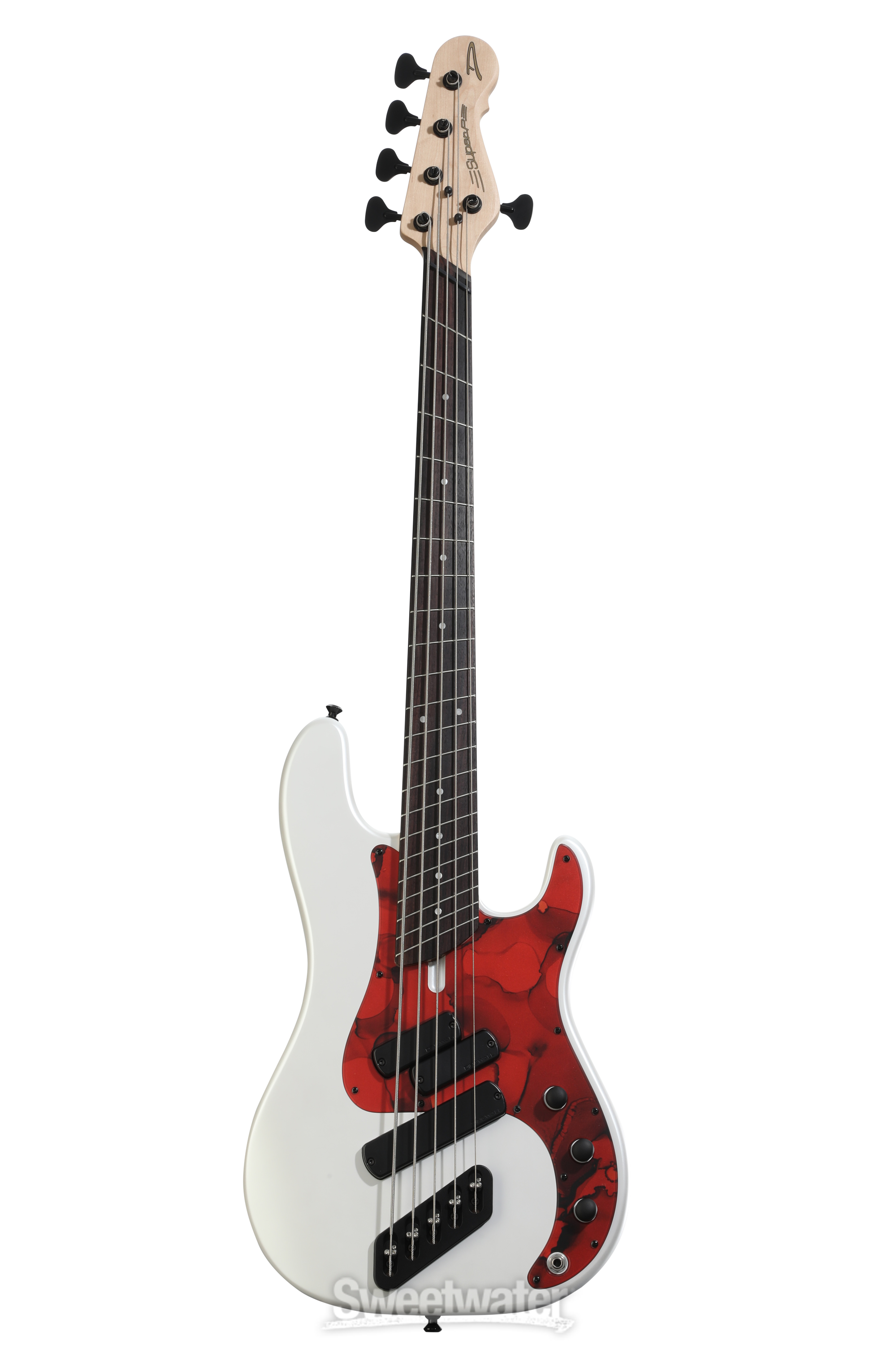 Dingwall Guitars SP1 5-string Electric Bass - Matte Ducati Pearl White