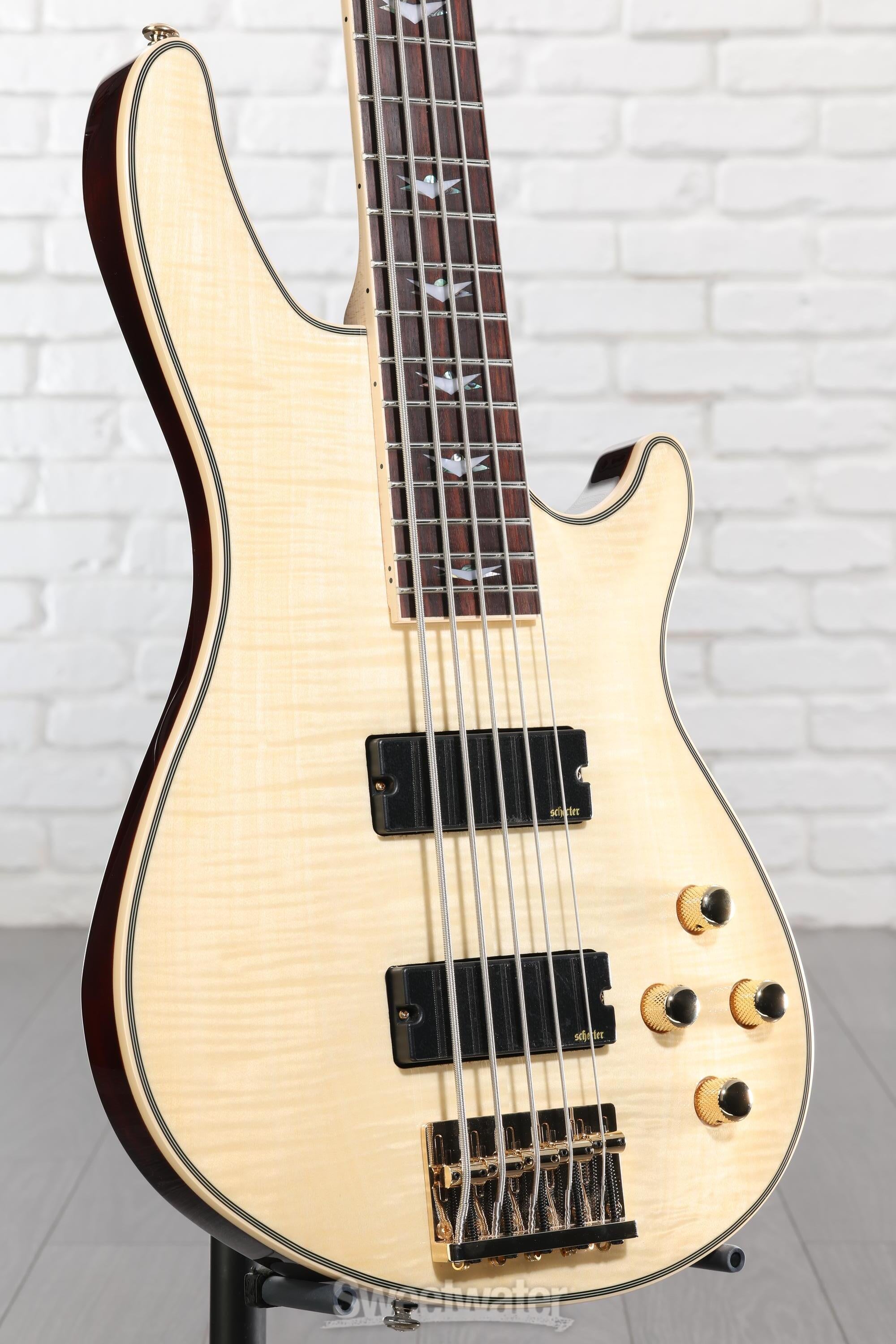 Schecter Omen Extreme-5 Bass Guitar - Natural | Sweetwater