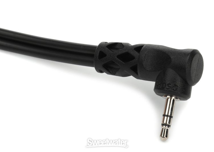 HOSA Microphone Cable, XLR 3 Pin Female to Right angle 3.5mm