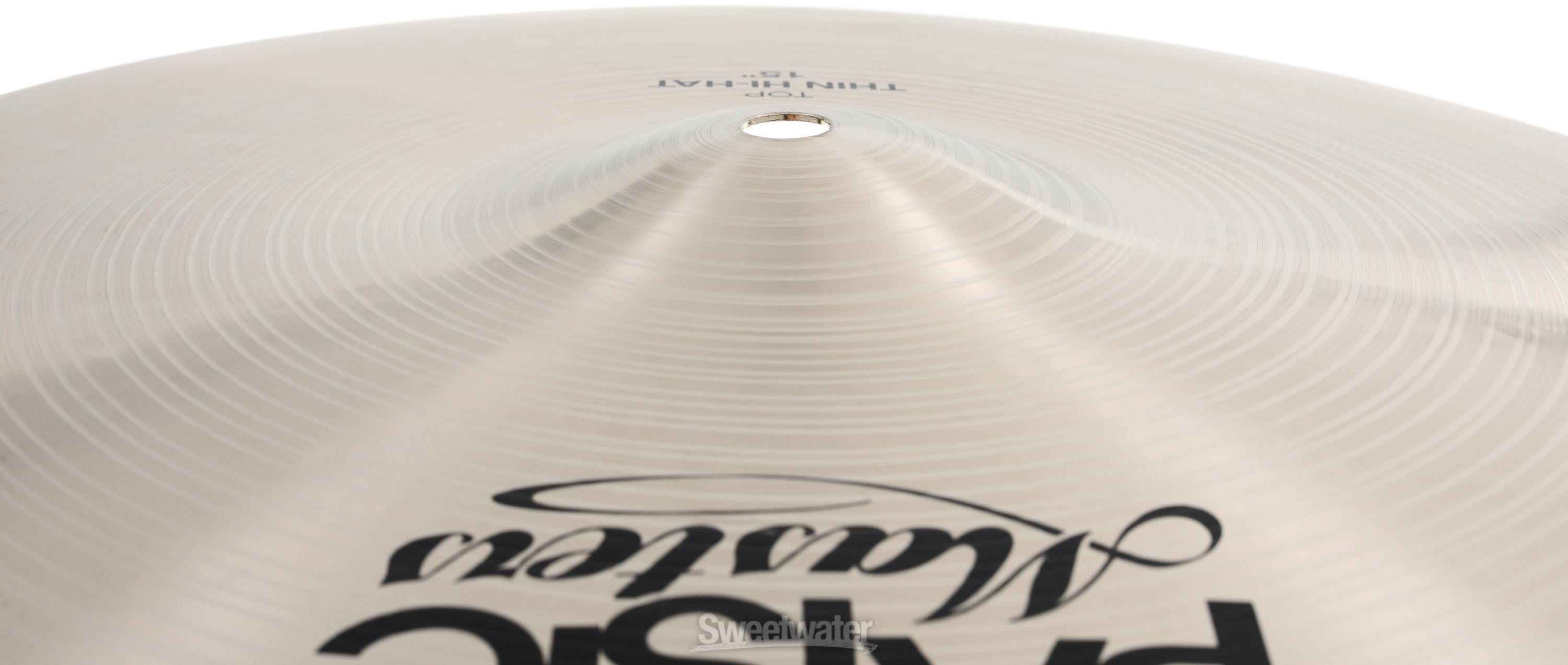 Paiste 15 inch Masters Thin Hi-hat Cymbals | Sweetwater