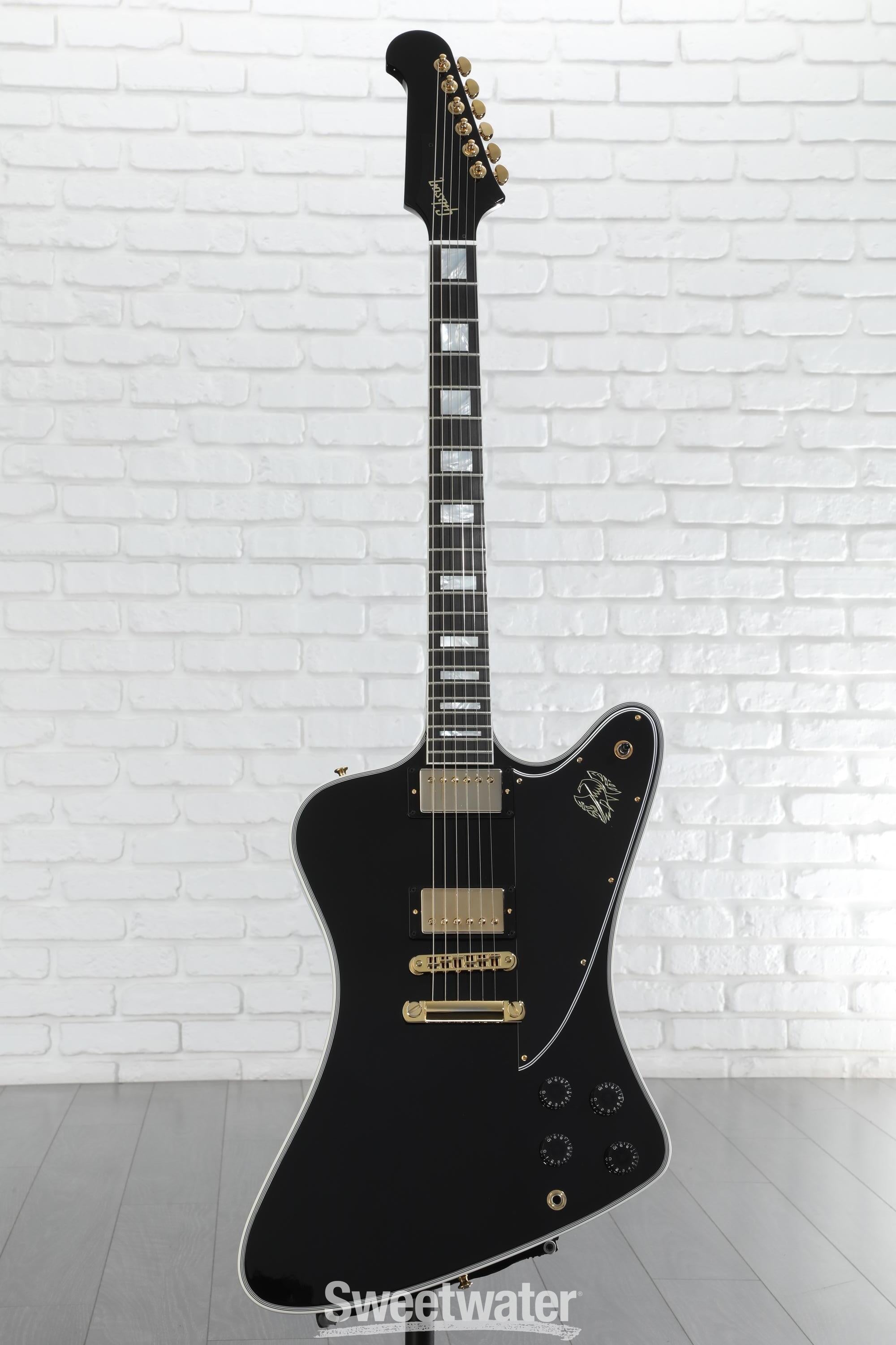 Gibson Custom Firebird Custom Electric Guitar - Ebony, Ebony