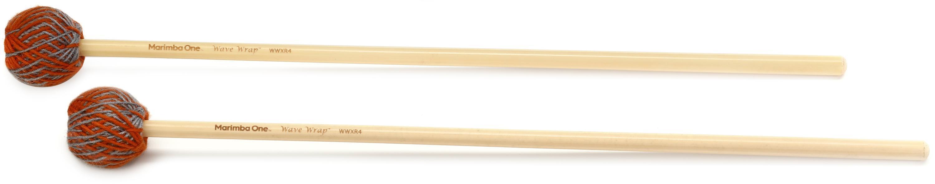 Marimba One WWXB3 Wave Wrap Birch Marimba Mallets - Medium