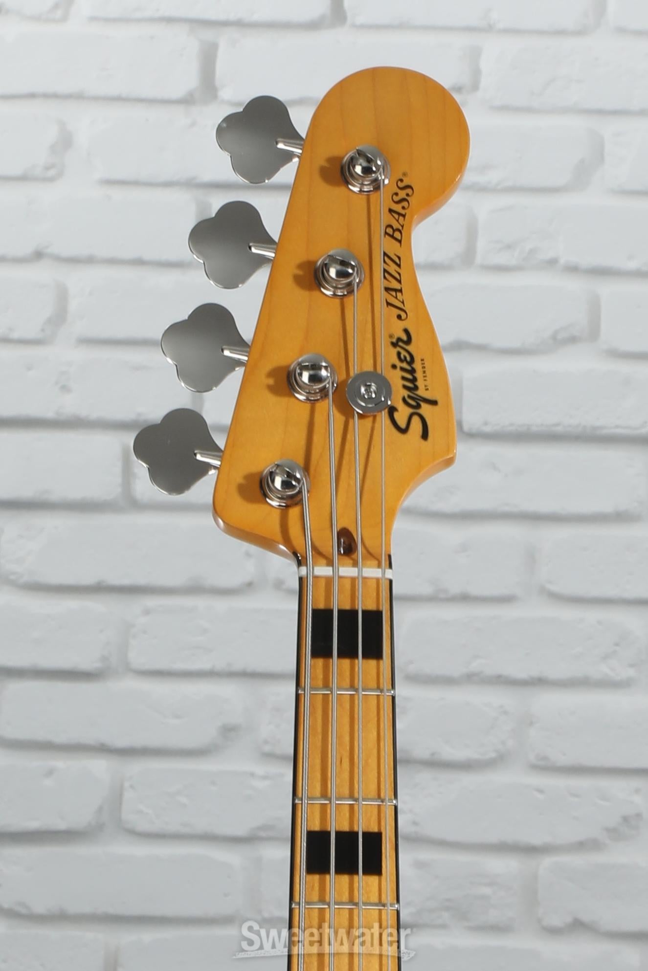 Squier Classic Vibe '70s Jazz Bass - Black | Sweetwater