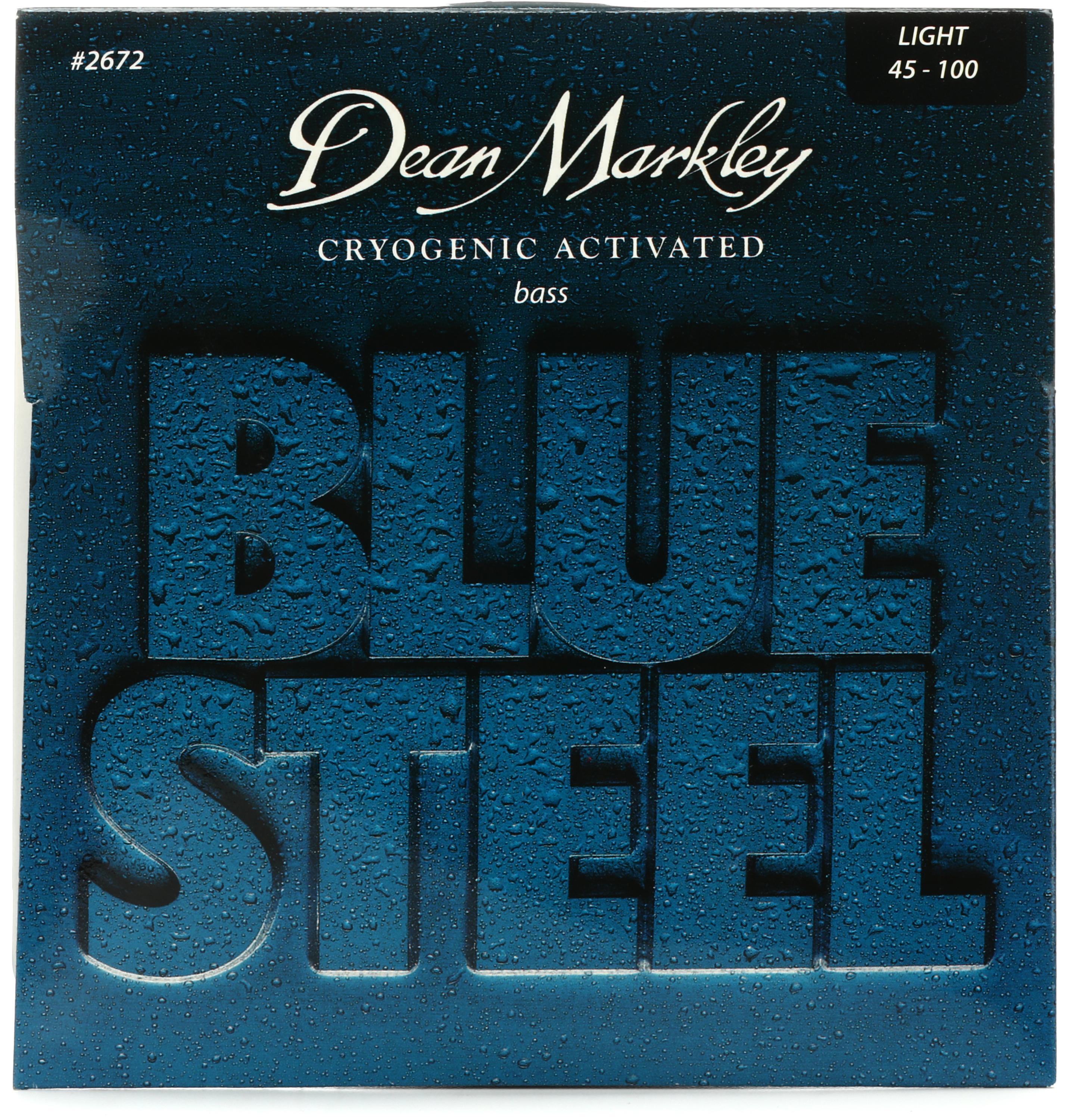 Bundled Item: Dean Markley 2672 Blue Steel Bass Guitar Strings - .045-.100 Light