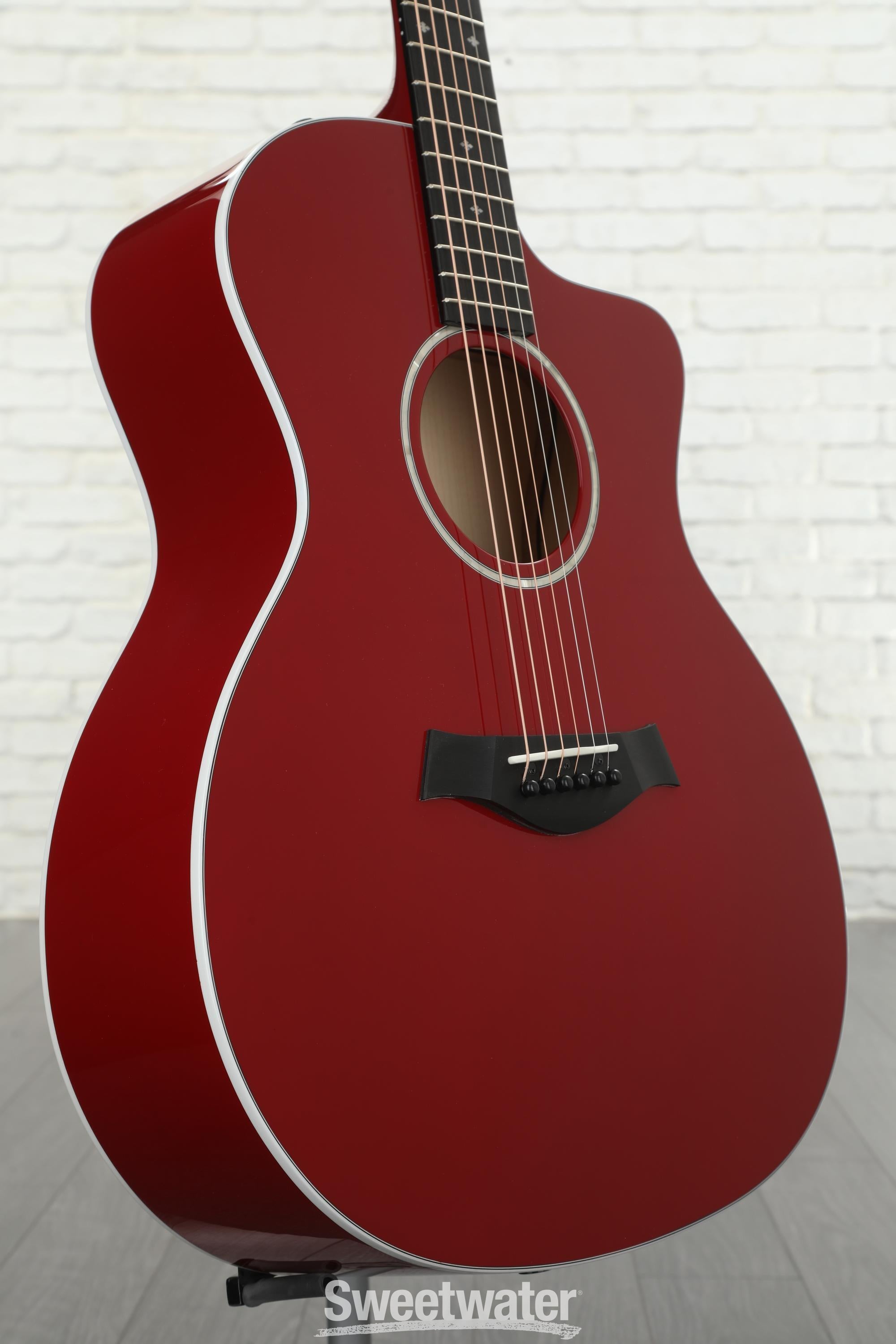 Taylor 214ce Deluxe Acoustic-electric Guitar - Red