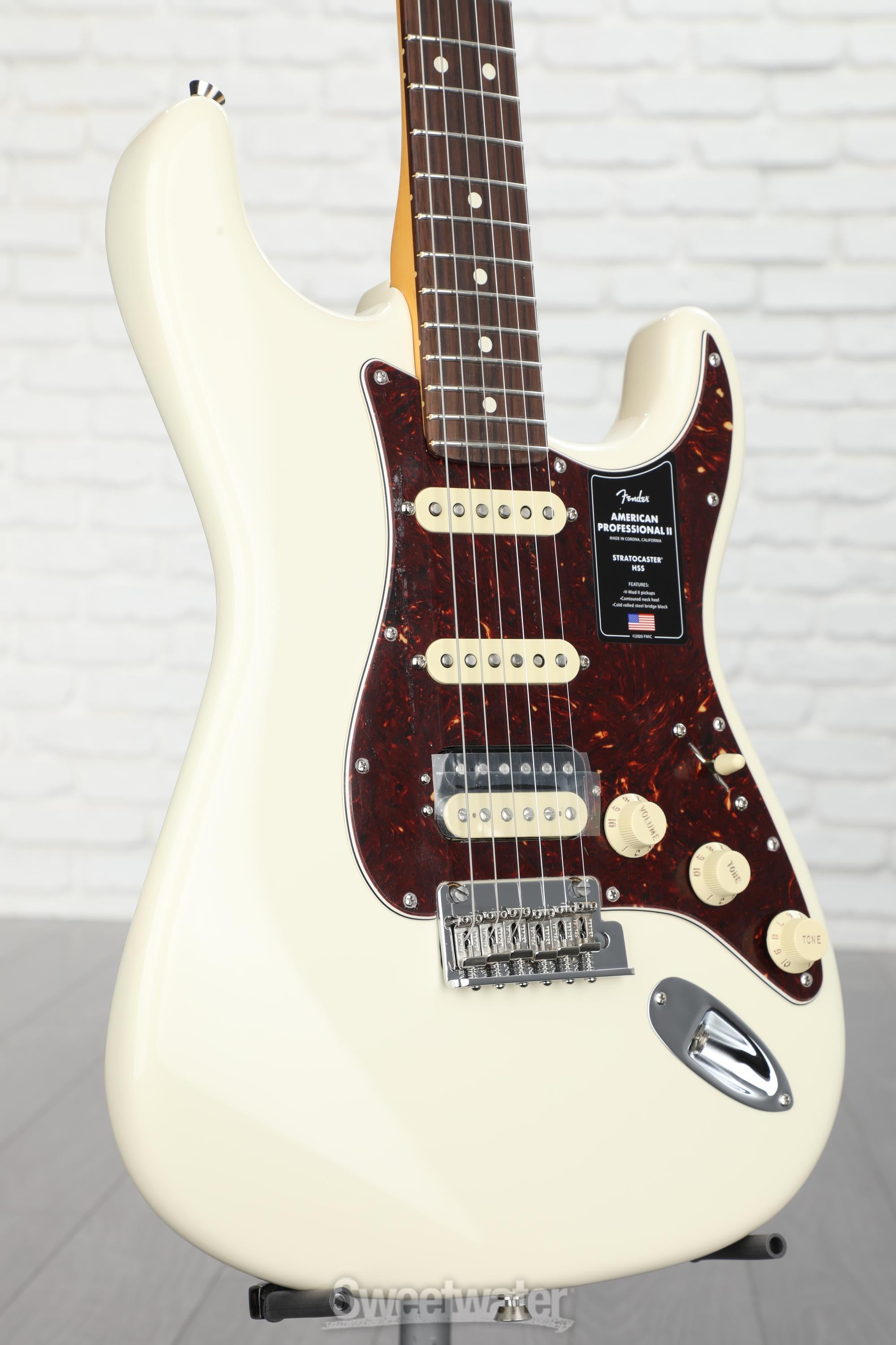 Fender American Professional II Stratocaster HSS - Olympic White with ...